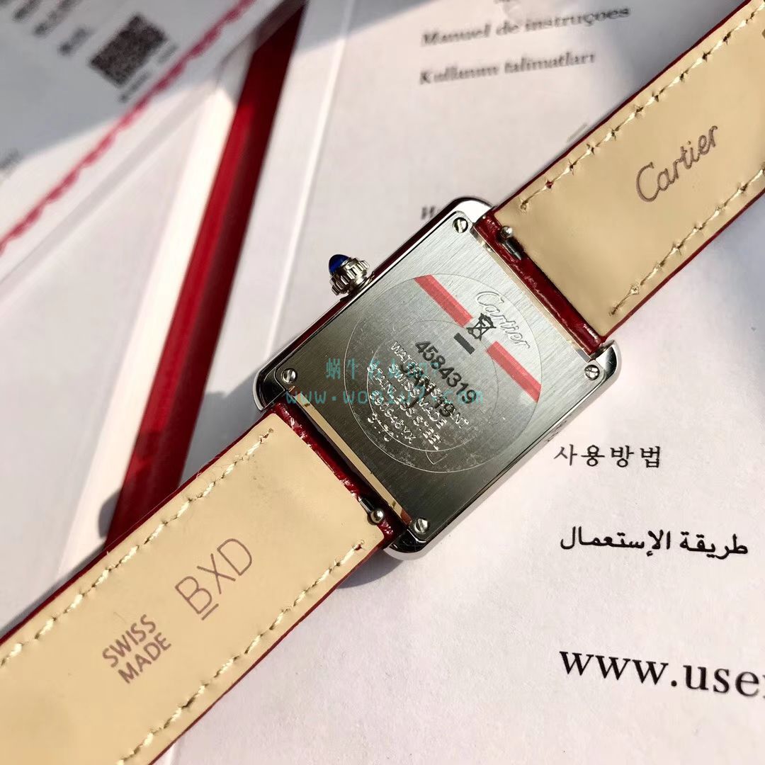   高端定制真钻  卡地亚坦克系列WJTA0015腕表女士 / K189