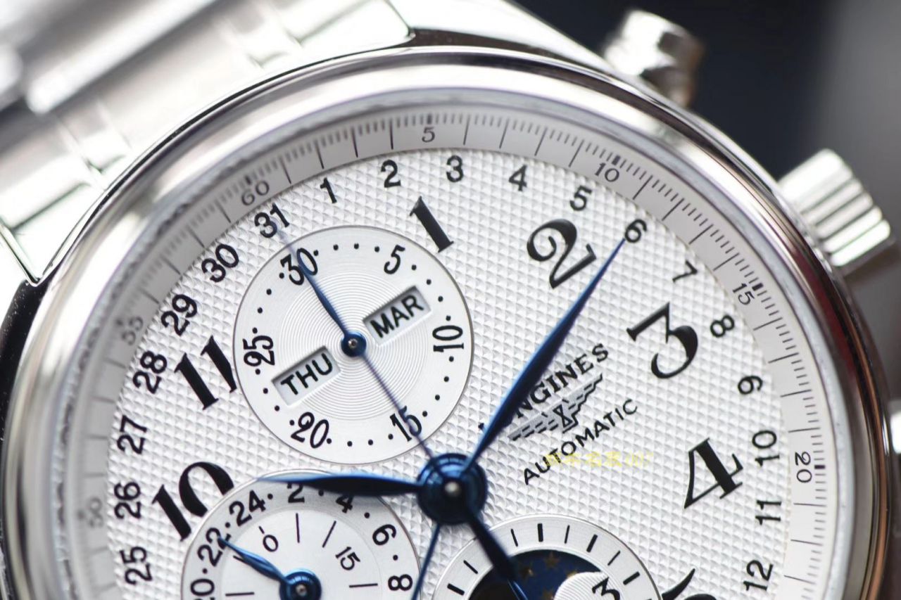 视频评测YL工厂精  浪琴名匠专柜最新款 L2.773.4.78.6月相男表（自动锤L678.2刻字） / L060