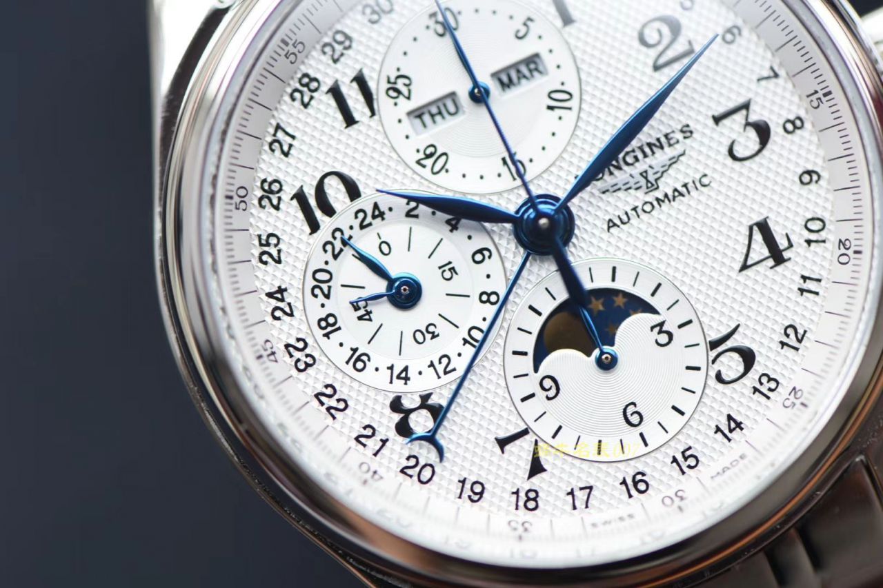 视频评测YL工厂精  浪琴名匠专柜最新款 L2.773.4.78.6月相男表（自动锤L678.2刻字） / L060