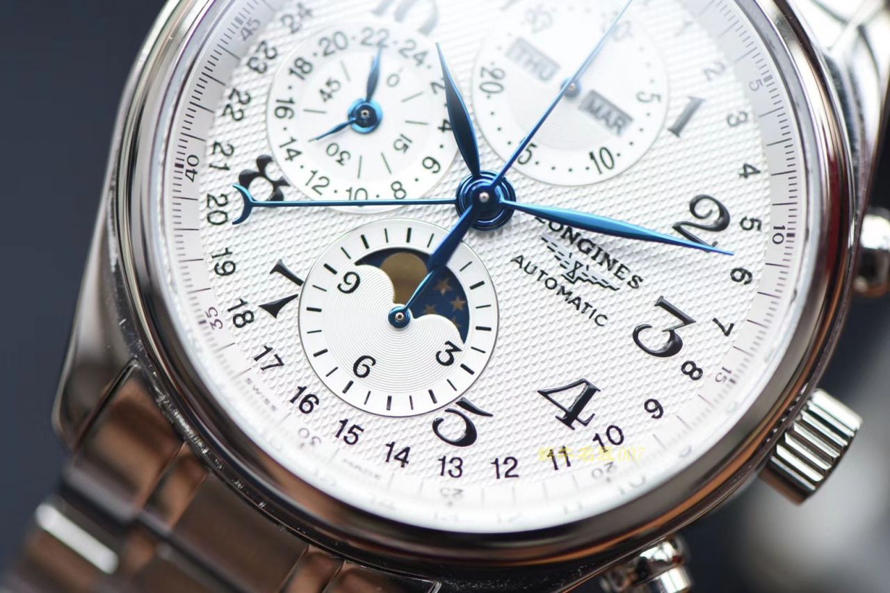 视频评测YL工厂精  浪琴名匠专柜最新款 L2.773.4.78.6月相男表（自动锤L678.2刻字） / L060