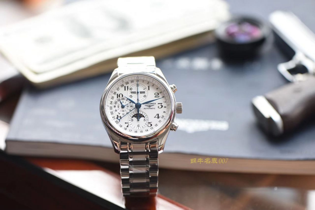视频评测YL工厂精  浪琴名匠专柜最新款 L2.773.4.78.6月相男表（自动锤L678.2刻字） / L060