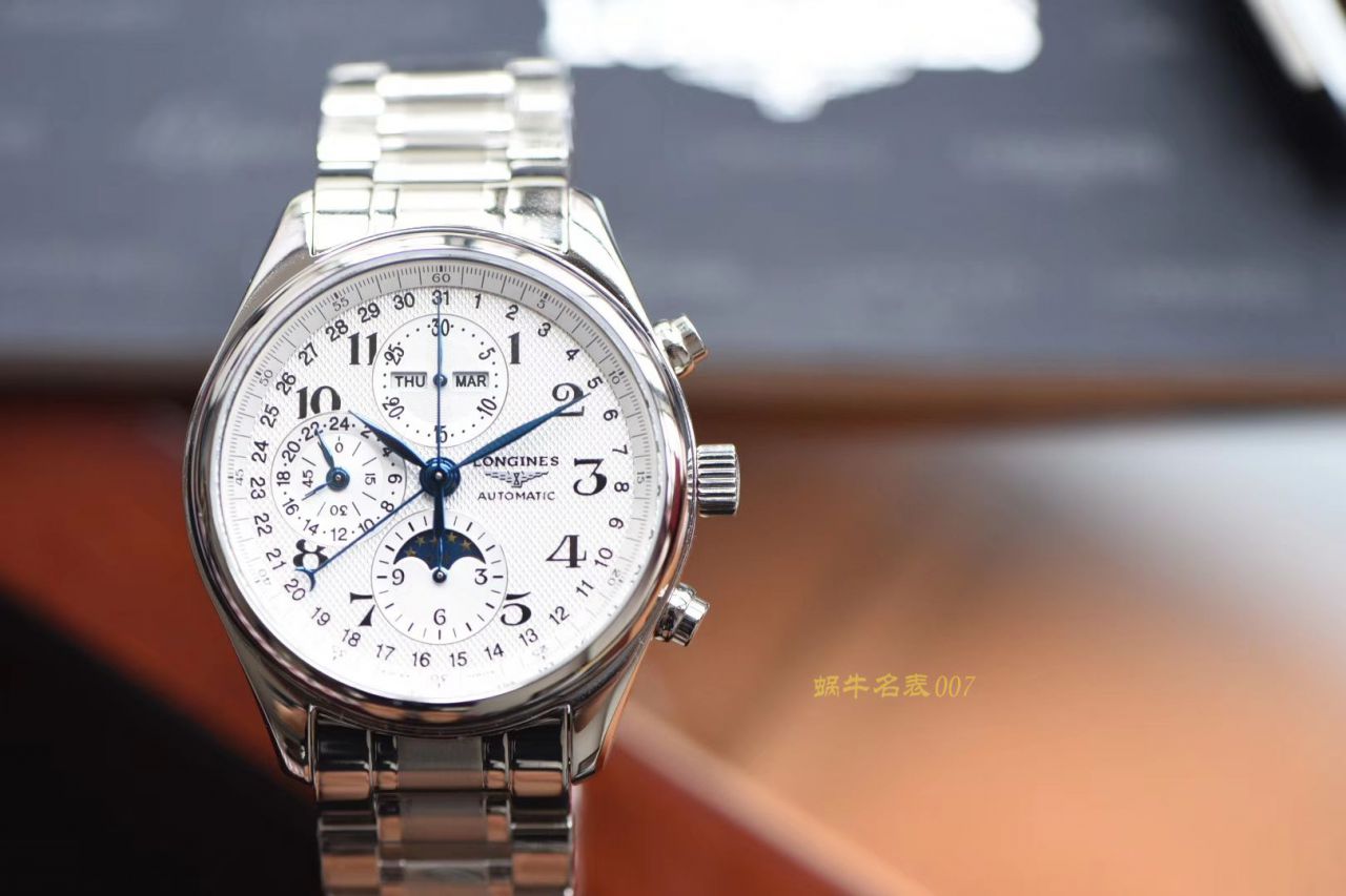 视频评测YL工厂精  浪琴名匠专柜最新款 L2.773.4.78.6月相男表（自动锤L678.2刻字） / L060
