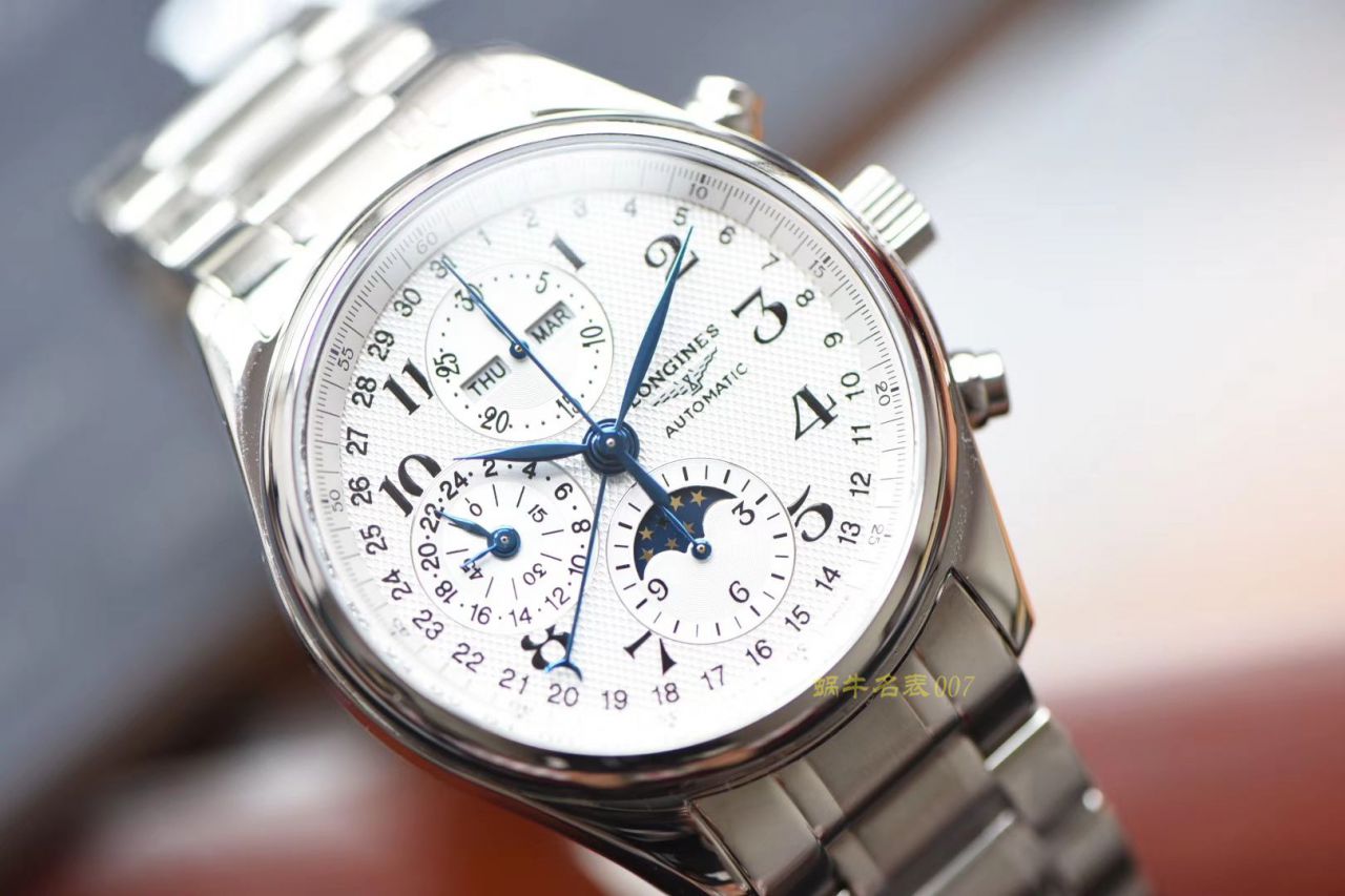 视频评测YL工厂精  浪琴名匠专柜最新款 L2.773.4.78.6月相男表（自动锤L678.2刻字） / L060