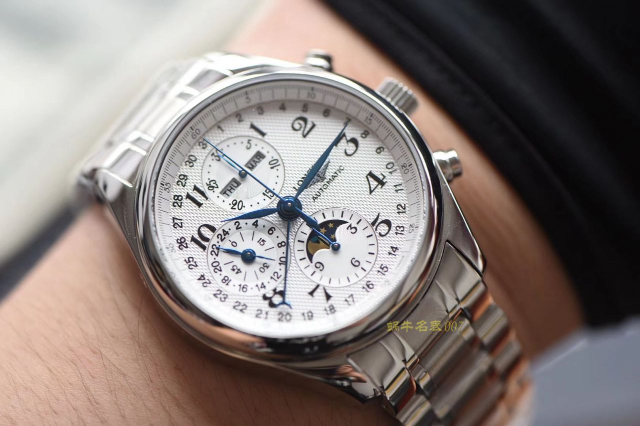 视频评测YL工厂精  浪琴名匠专柜最新款 L2.773.4.78.6月相男表（自动锤L678.2刻字） / L060