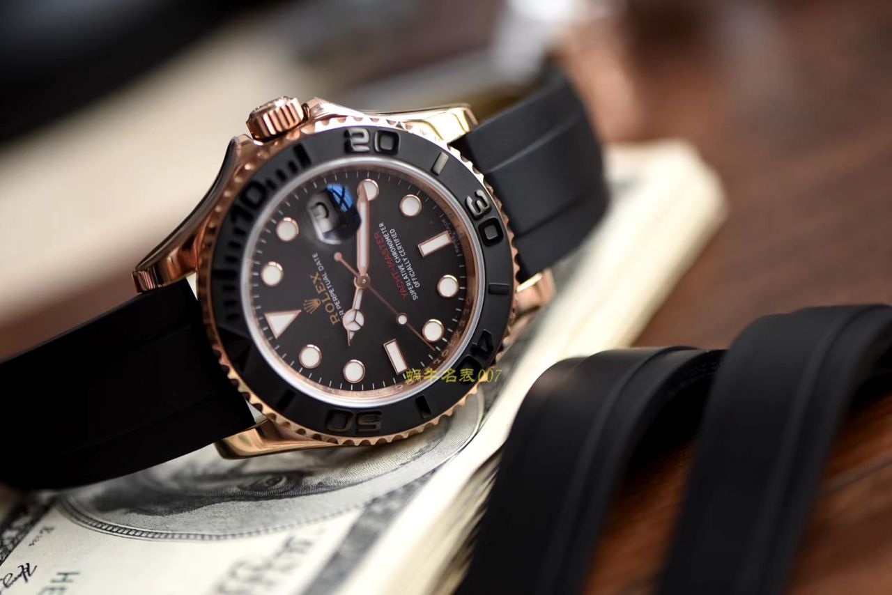   视频测评NOOB厂劳力士游艇名仕型系列116655-Oysterflex bracelet金壳腕表  / RBC018