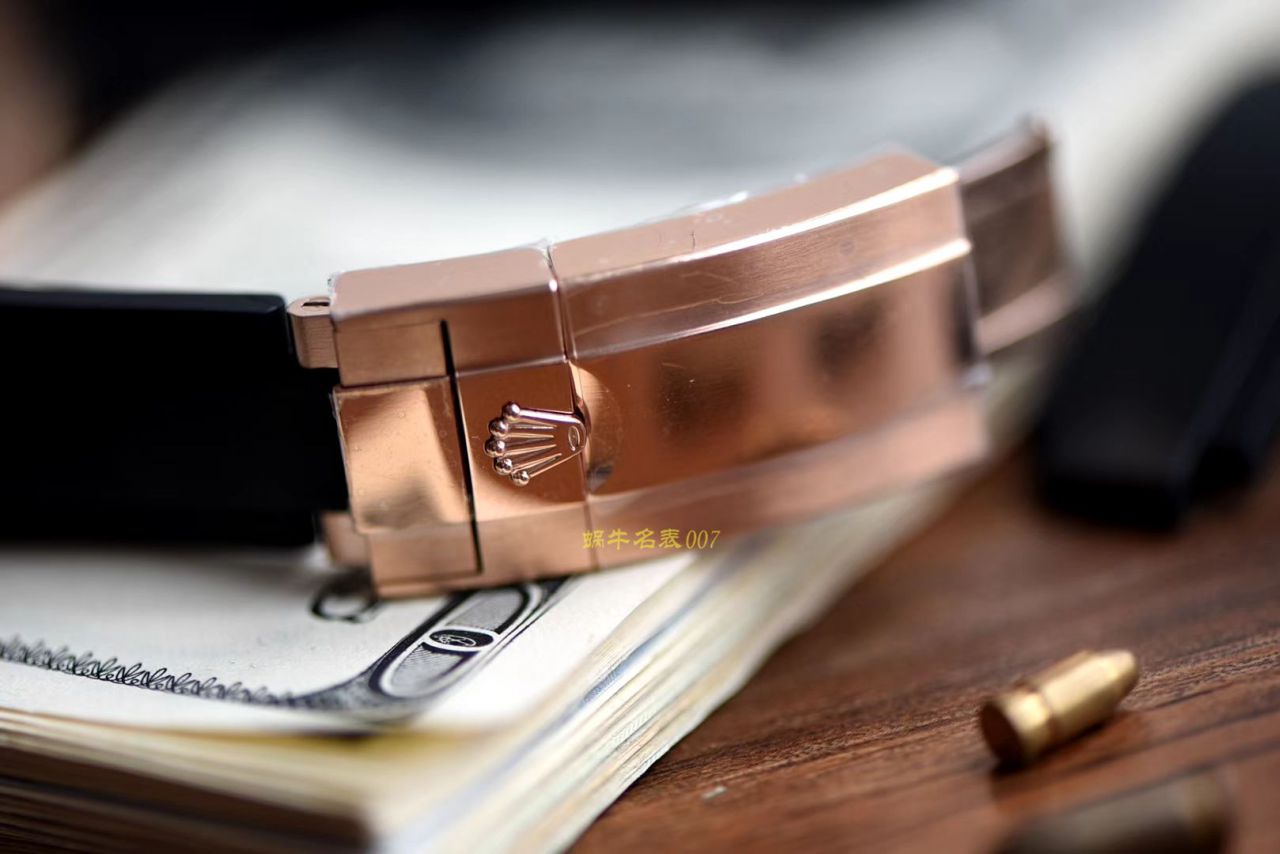   视频测评NOOB厂劳力士游艇名仕型系列116655-Oysterflex bracelet金壳腕表  / RBC018