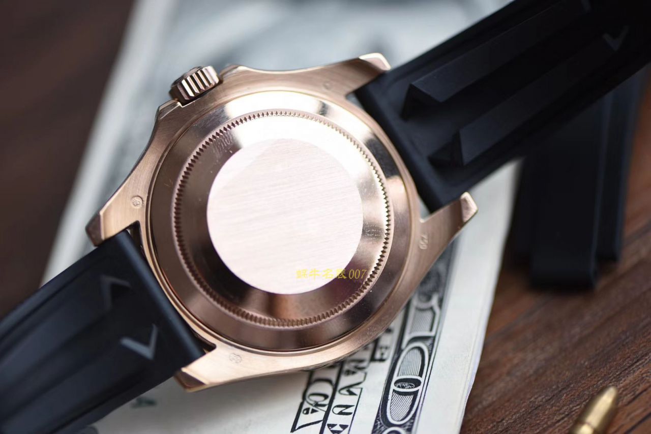   视频测评NOOB厂劳力士游艇名仕型系列116655-Oysterflex bracelet金壳腕表  / RBC018