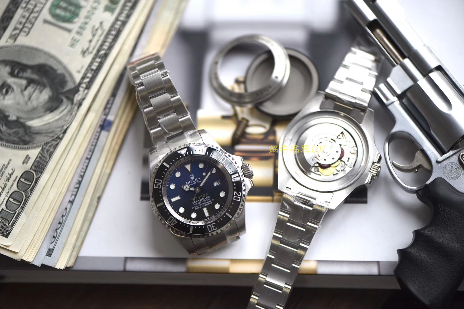 劳力士海使型系列m126660-0002腕表  台湾厂劳力士渐变蓝   / R276