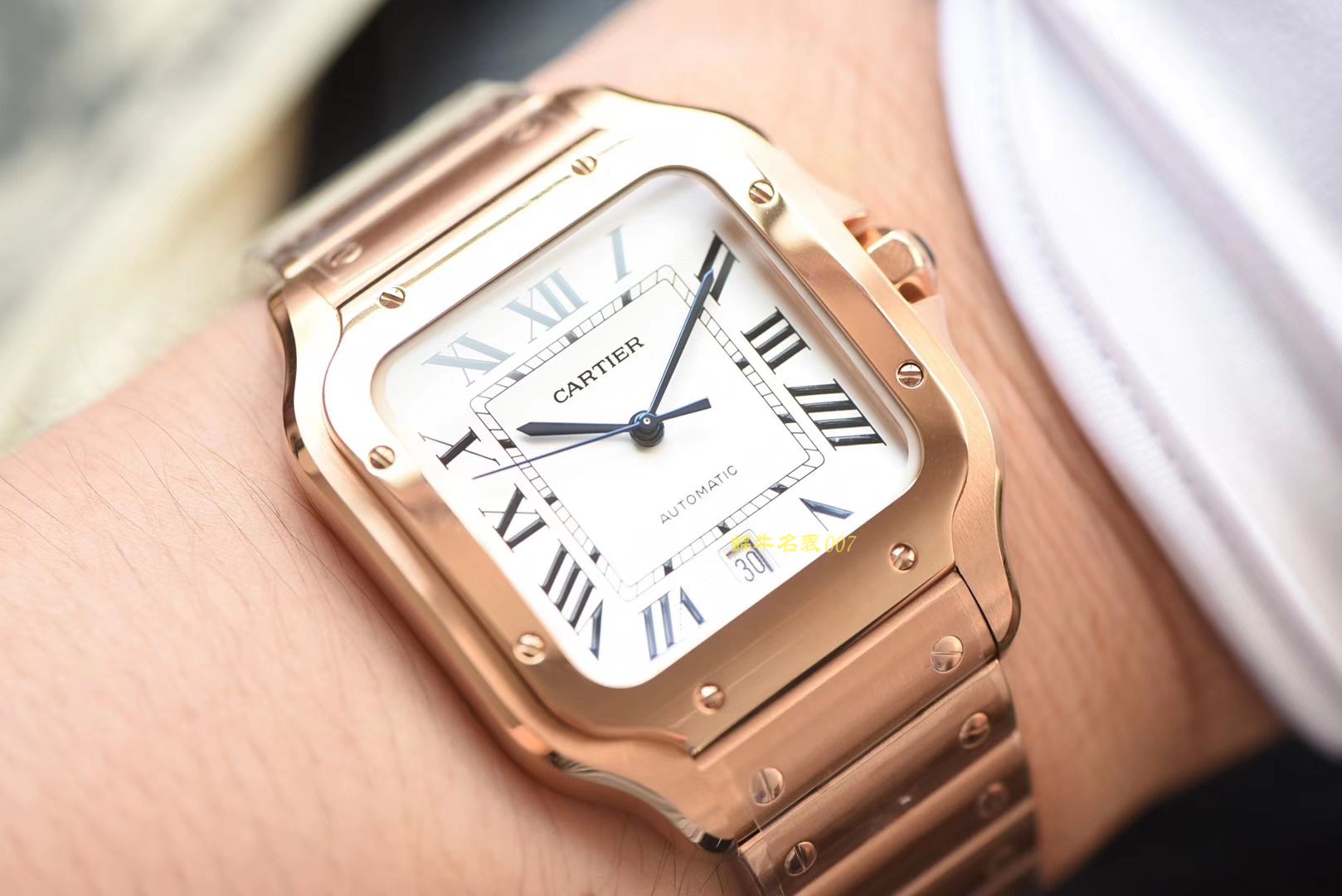 卡地亚山度士系列WGSA0007（大号）腕表  KOR高 / K196