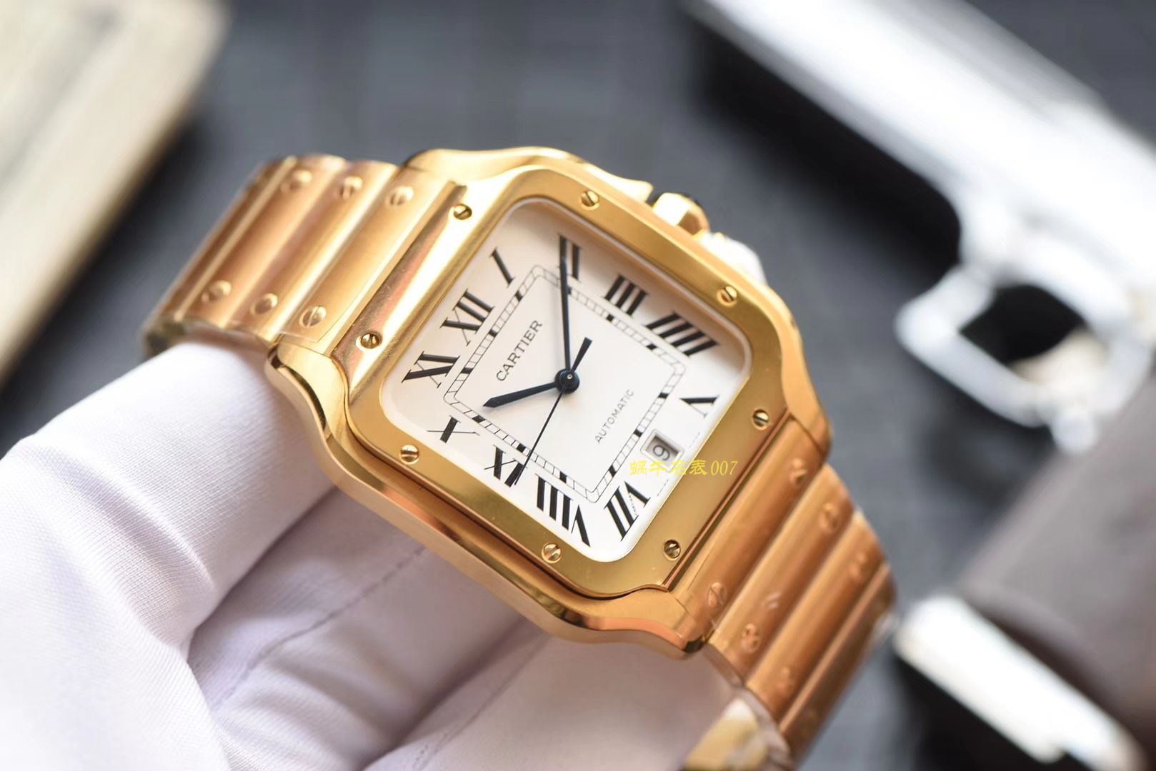 卡地亚山度士系列WGSA0009（大号）腕表  KOR   / K195