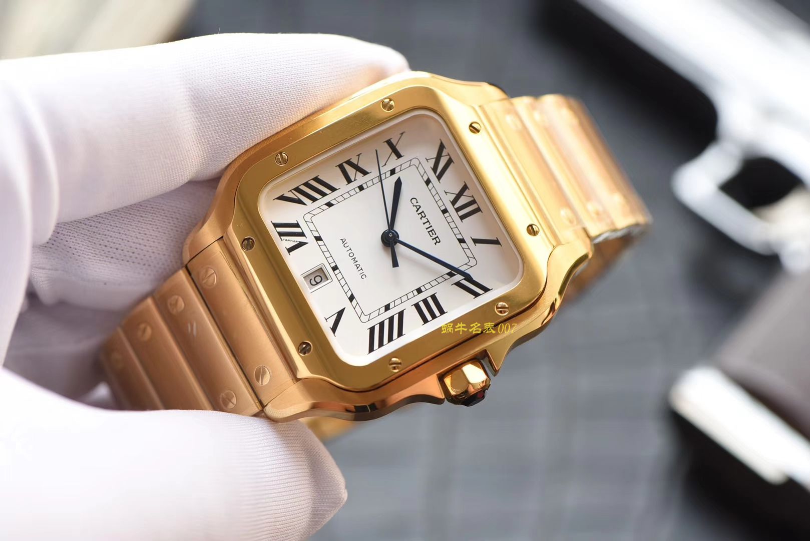 卡地亚山度士系列WGSA0009（大号）腕表  KOR   / K195