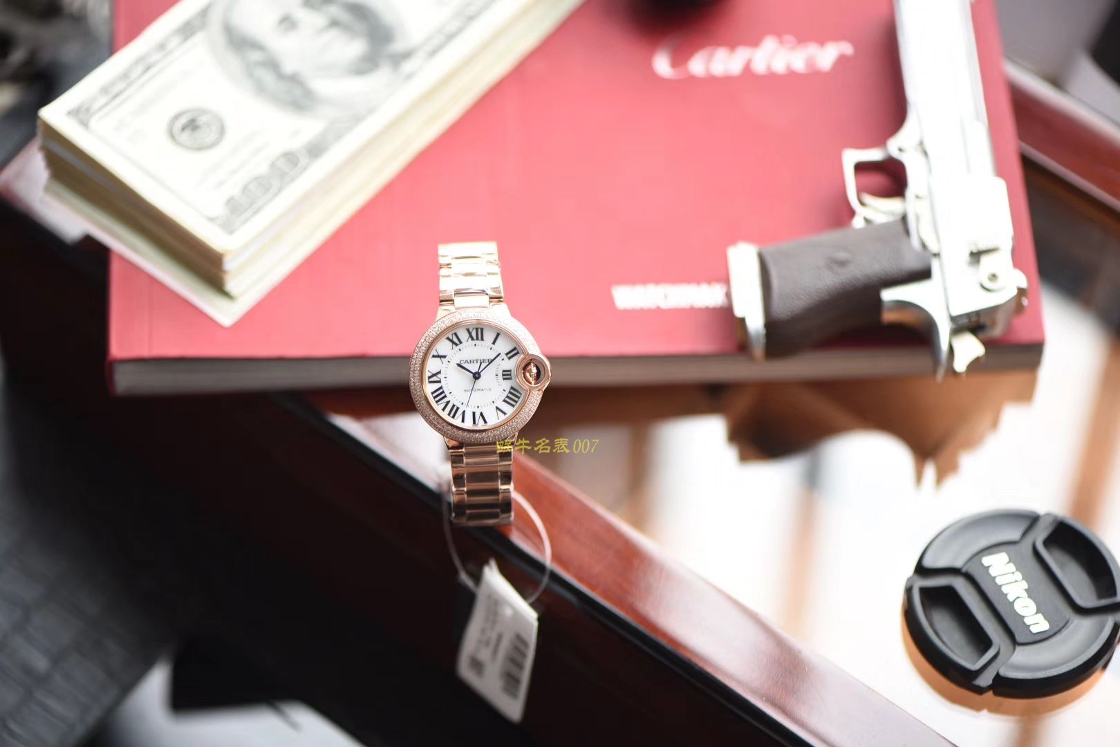 卡地亚蓝气球系列WE902034女士腕表  V6蓝气球手表   / K197