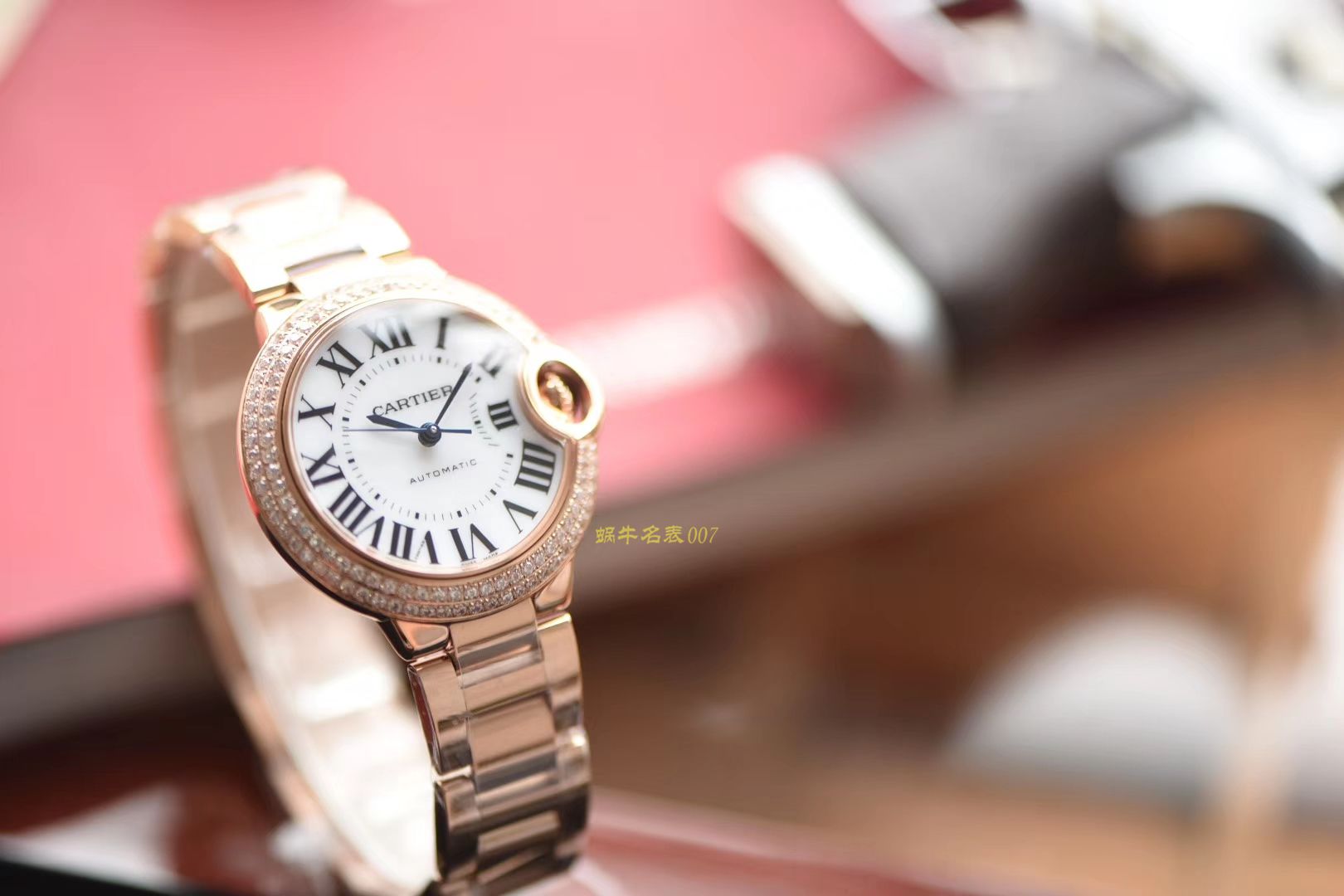 卡地亚蓝气球系列WE902034女士腕表  V6蓝气球手表   / K197