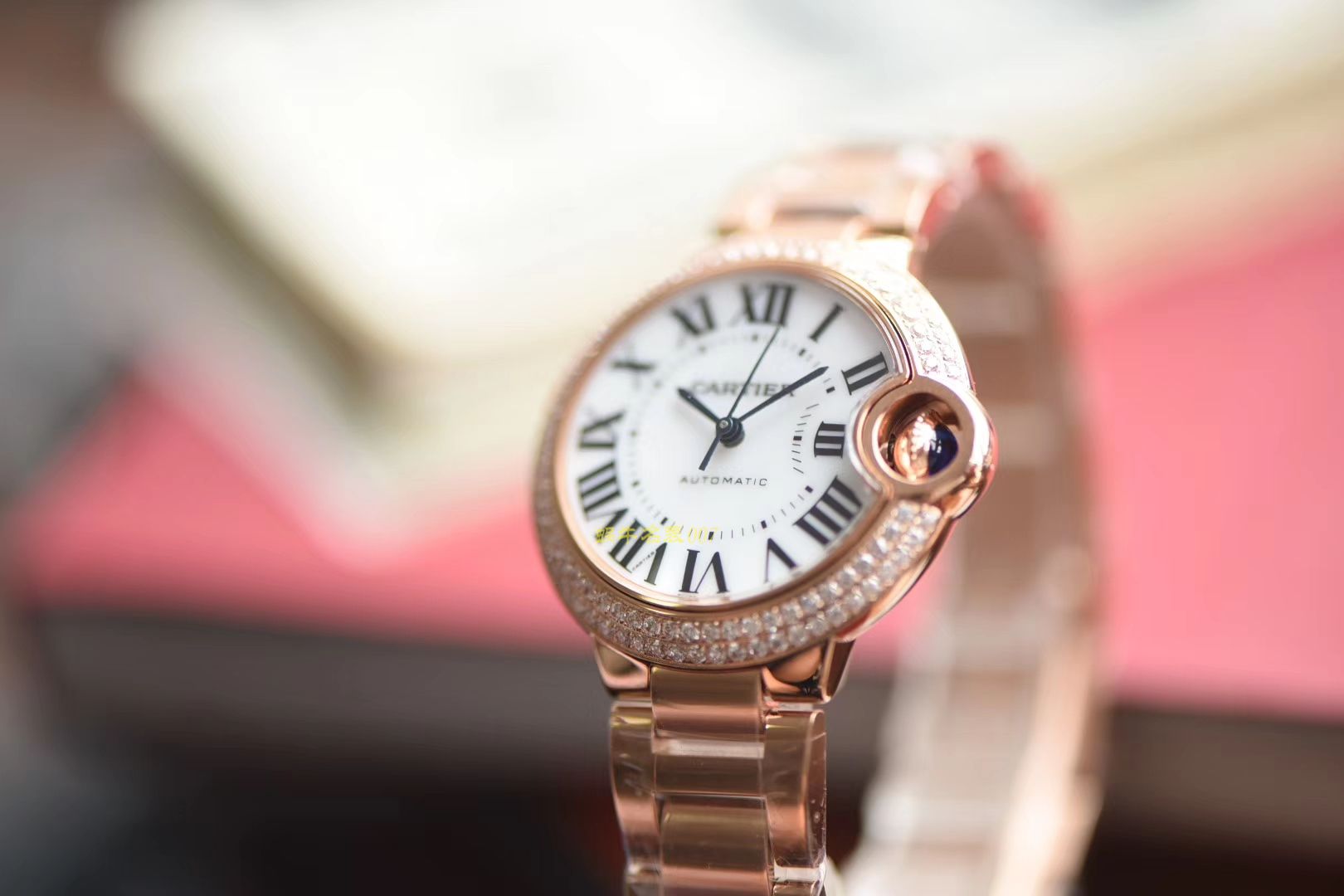 卡地亚蓝气球系列WE902034女士腕表  V6蓝气球手表   / K197