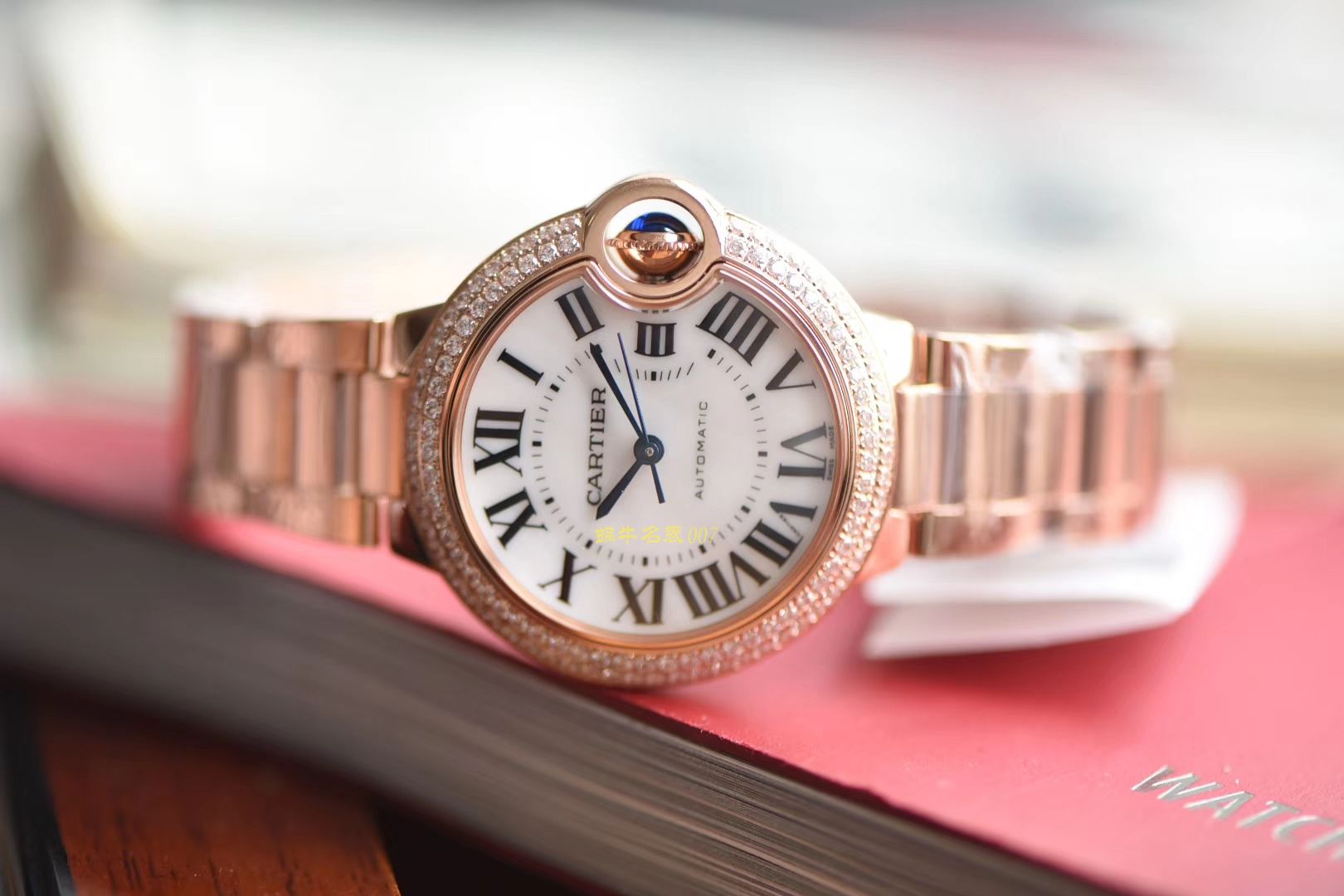 卡地亚蓝气球系列WE902034女士腕表  V6蓝气球手表   / K197