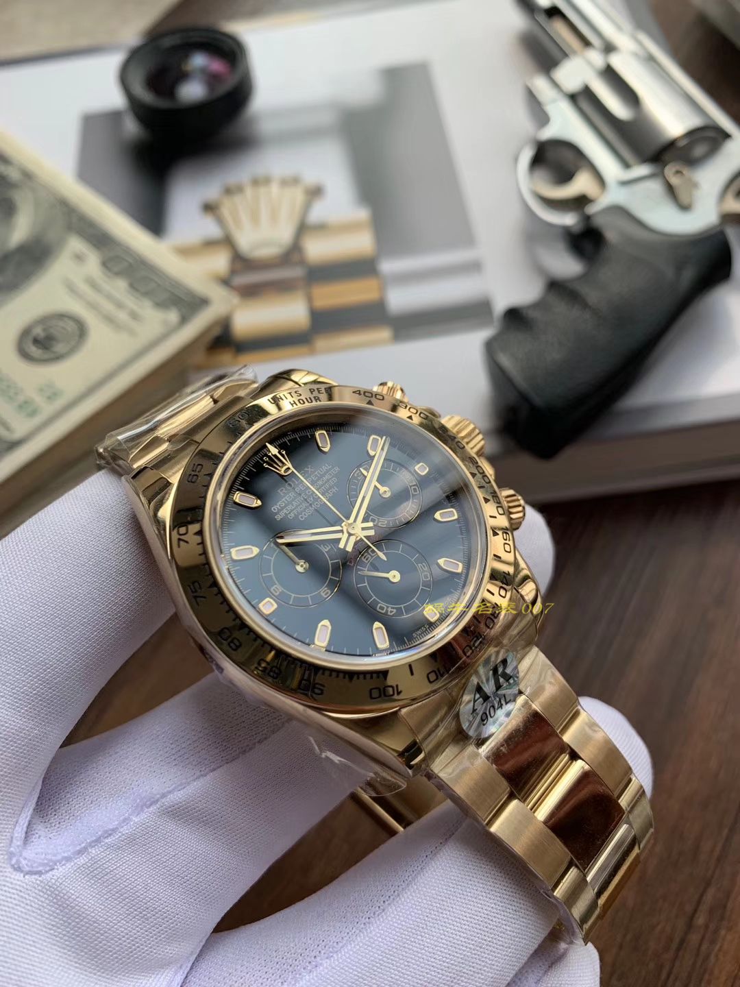 劳力士宇宙计型迪通拿系列116508黑盘腕表  AR高劳力士手表   / R289