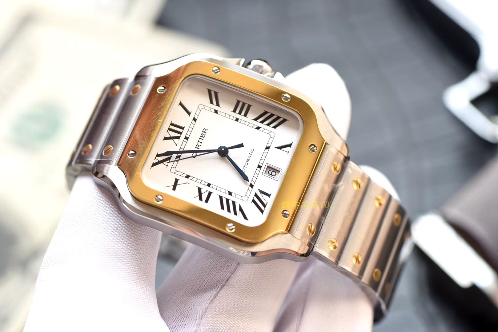 卡地亚山度士系列W2SA0006（大号）腕表  KOR   / K198