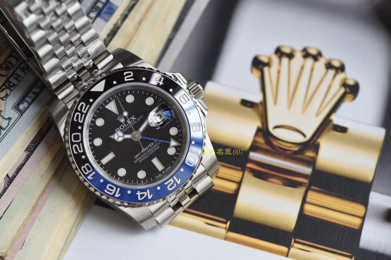 劳力士格林尼治型II系列m126710blnr-0002(五珠链)，116710BLNR-78200可乐圈腕表（DJ  ） / R290