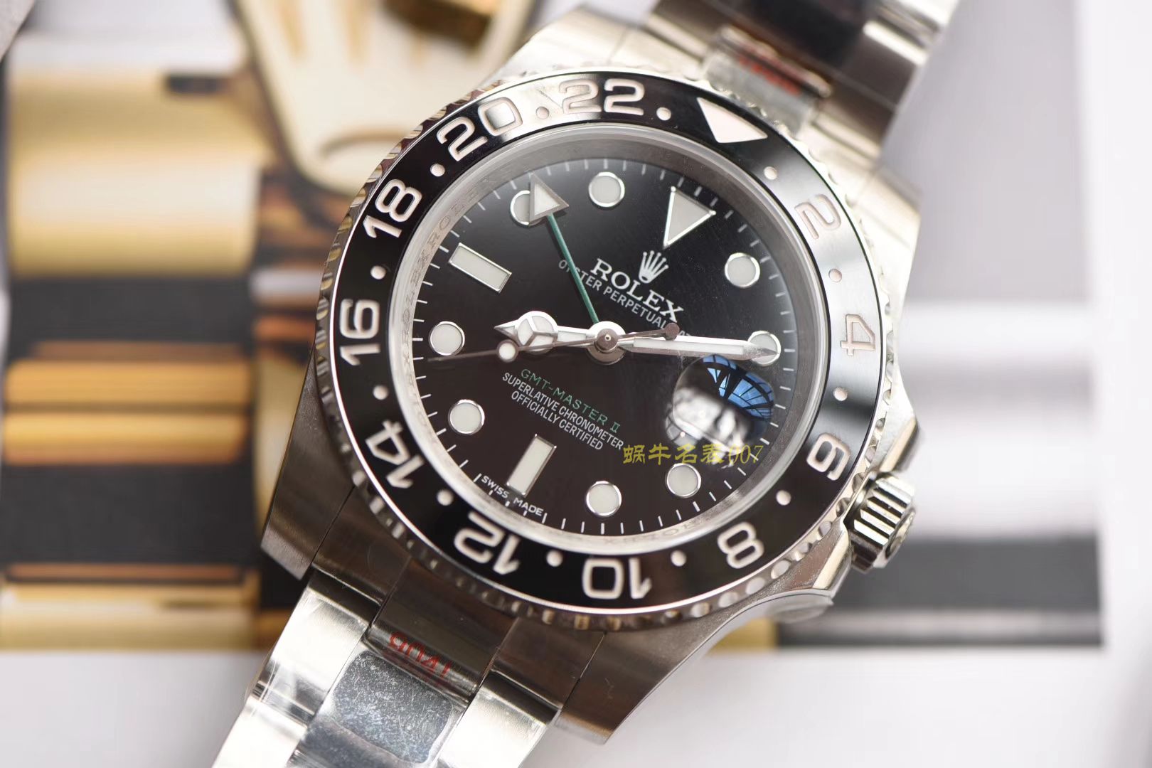 劳力士格林尼治型II系列116710LN-78200腕表(绿针)  DJ   / R291