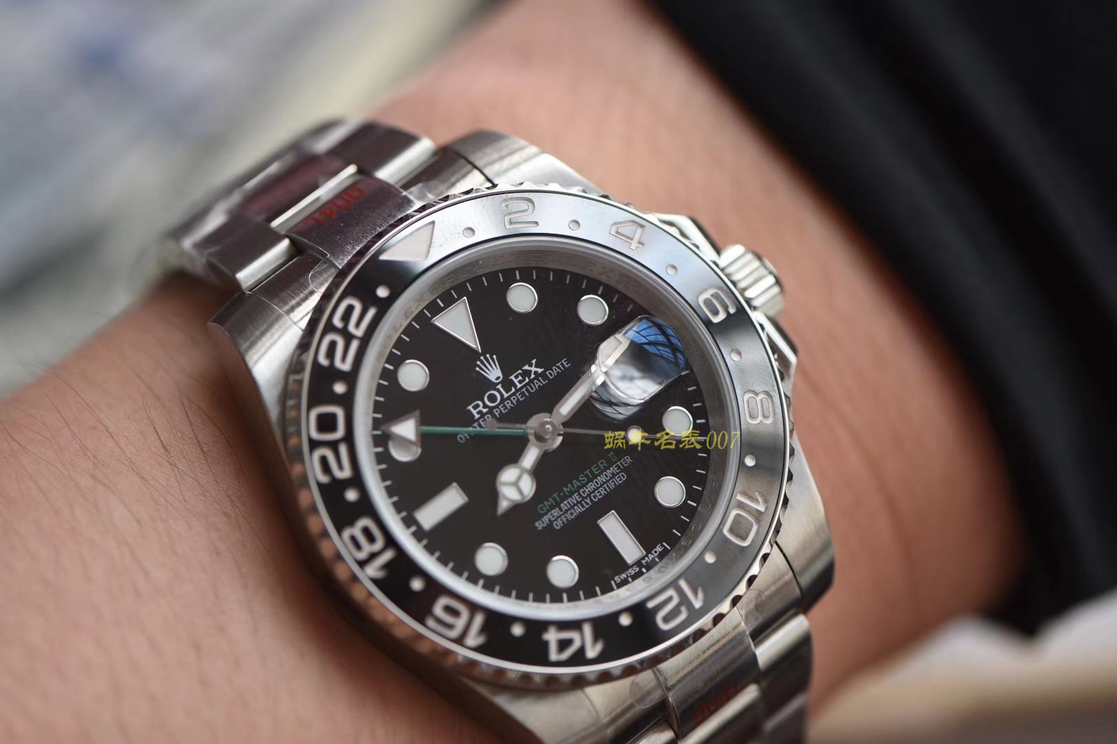 劳力士格林尼治型II系列116710LN-78200腕表(绿针)  DJ   / R291