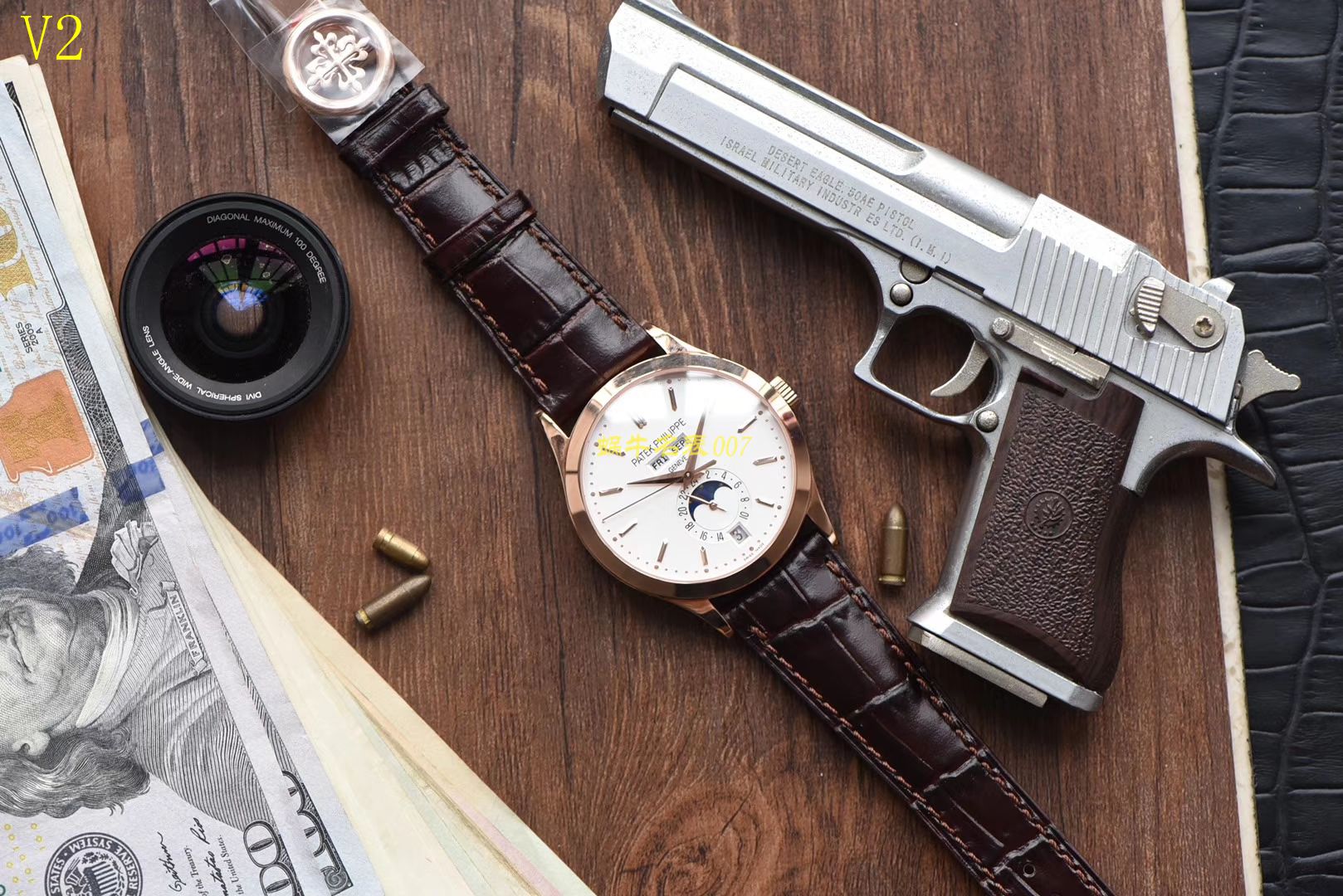   台湾厂百达翡丽复杂功能计时系列5396R 玫瑰金腕表 / BDBD169