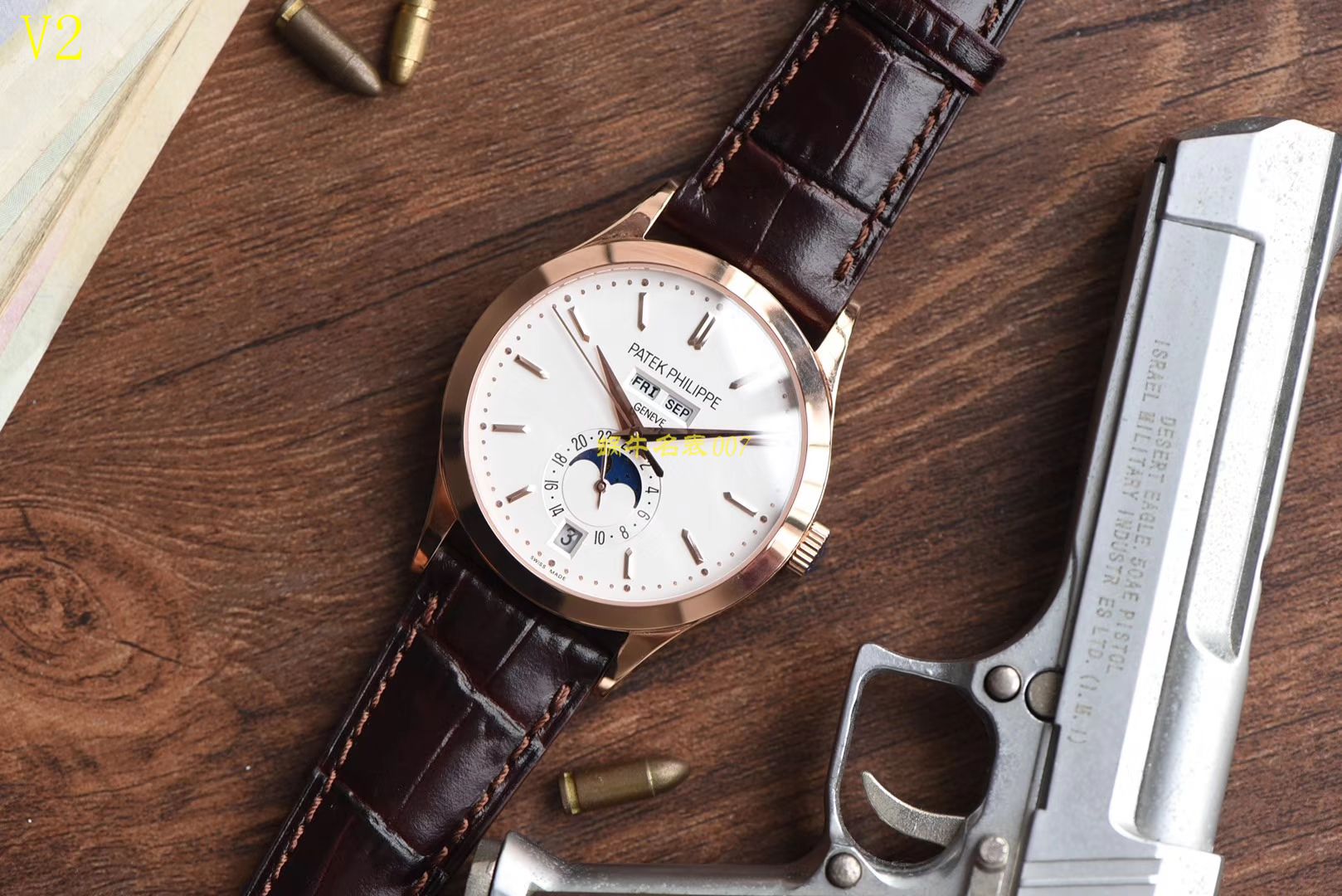   台湾厂百达翡丽复杂功能计时系列5396R 玫瑰金腕表 / BDBD169