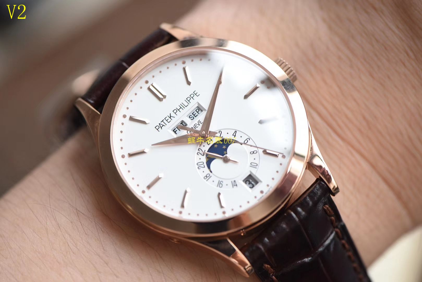   台湾厂百达翡丽复杂功能计时系列5396R 玫瑰金腕表 / BDBD169