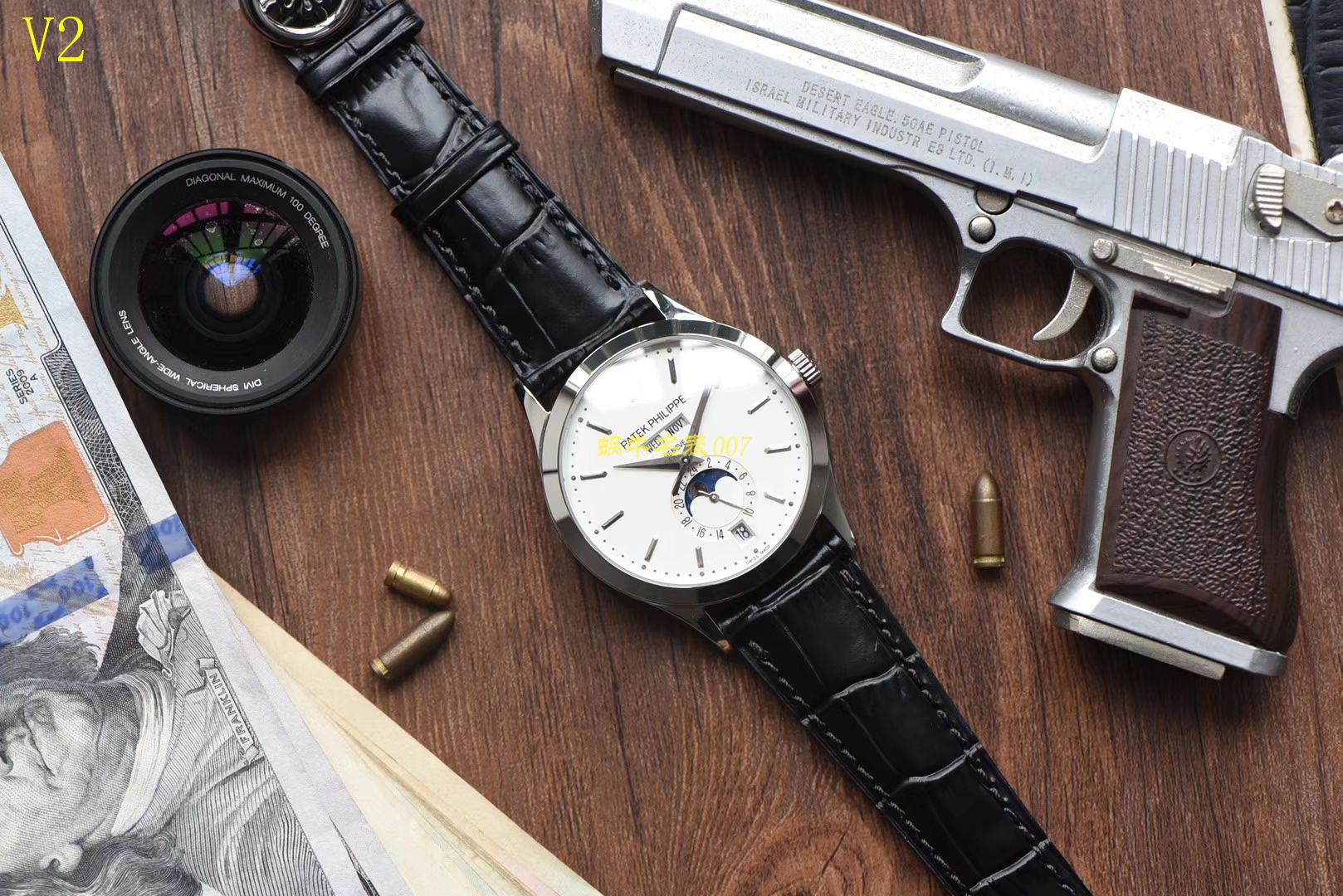   台湾厂高百达翡丽复杂功能计时系列5396G-011男表 / BD170