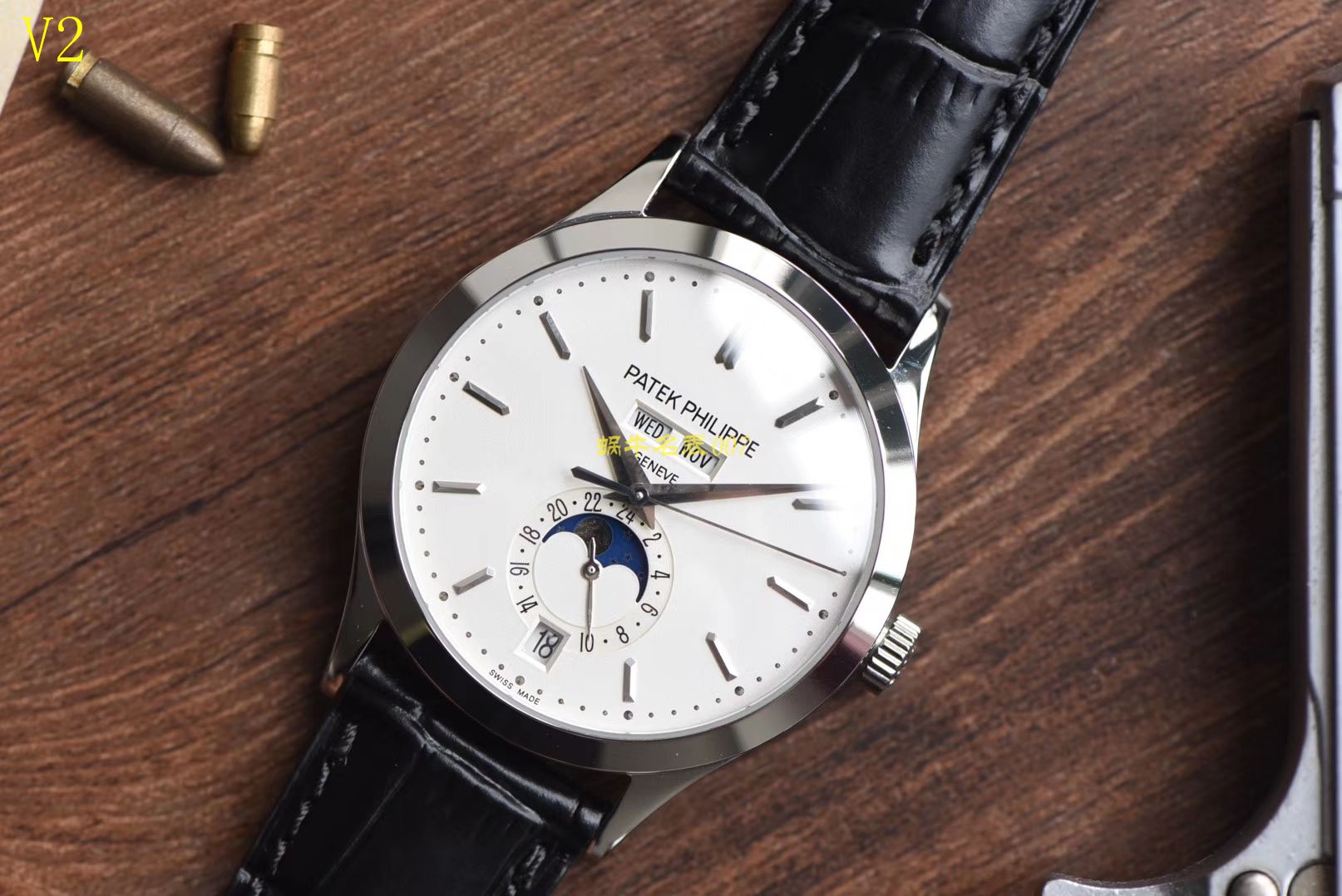   台湾厂高百达翡丽复杂功能计时系列5396G-011男表 / BD170