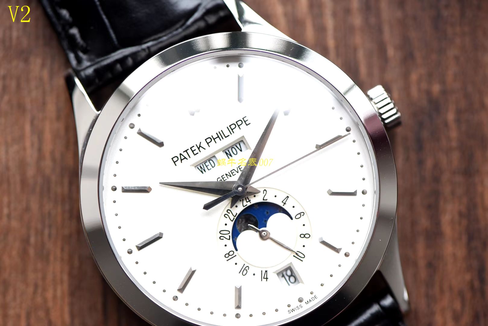   台湾厂高百达翡丽复杂功能计时系列5396G-011男表 / BD170