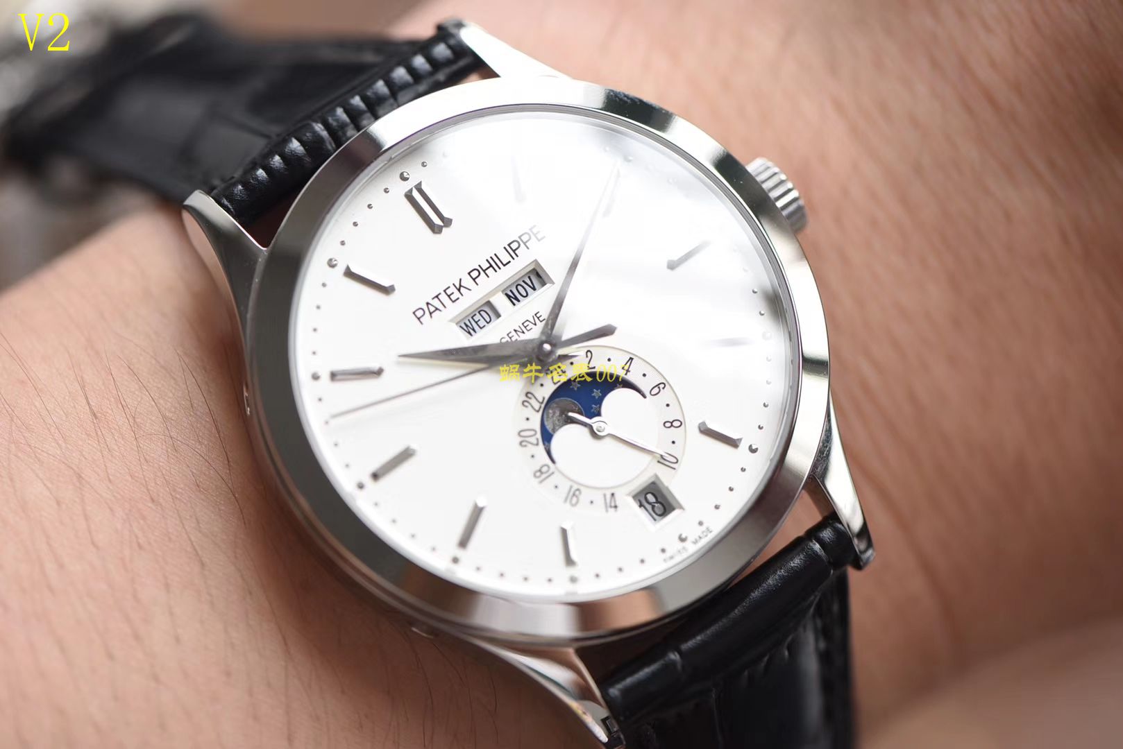   台湾厂高百达翡丽复杂功能计时系列5396G-011男表 / BD170