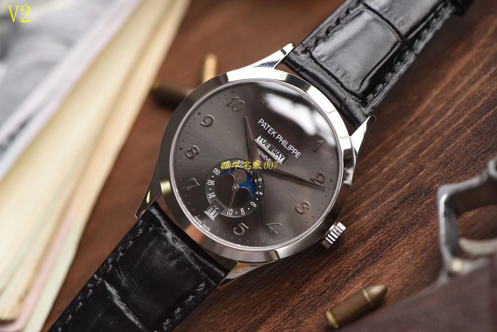   台湾厂高百达翡丽复杂功能计时系列5396G-014腕表 / BD175