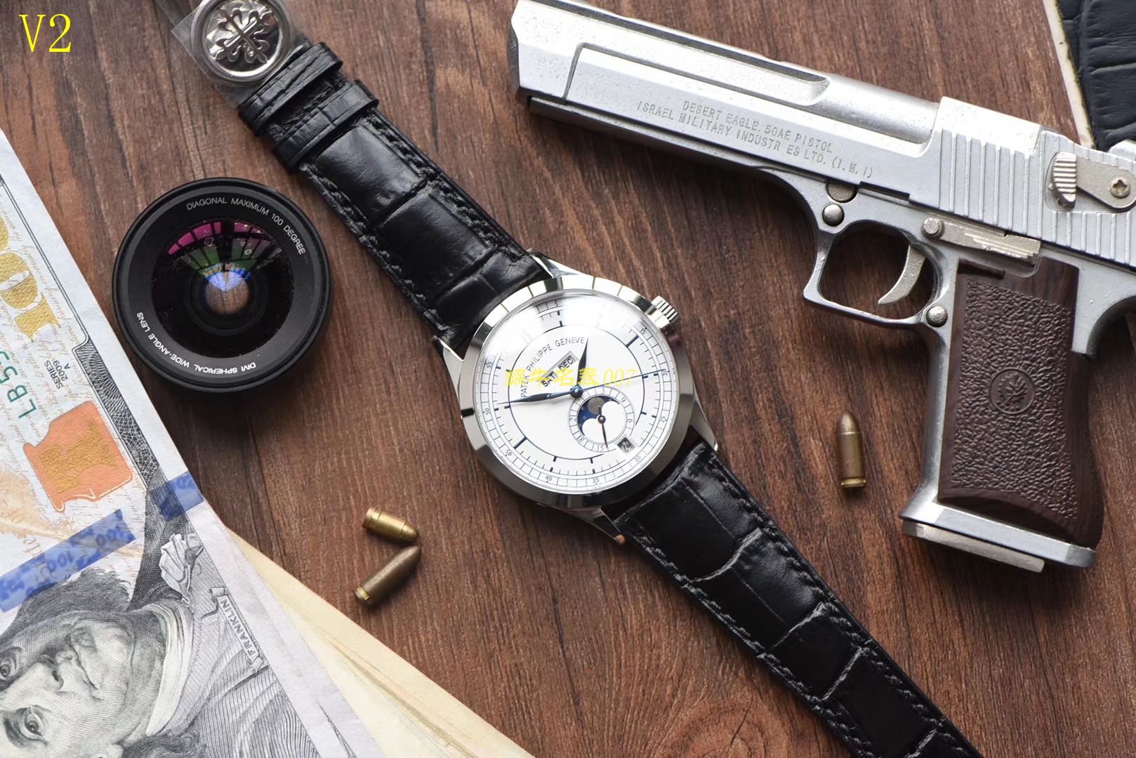   台湾厂精  百达翡丽复杂功能计时系列5396G 白金男表 / BD168