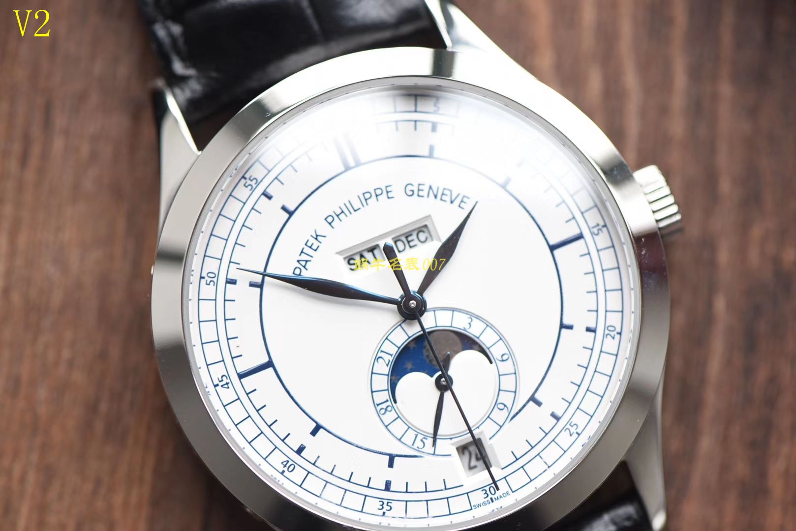   台湾厂精  百达翡丽复杂功能计时系列5396G 白金男表 / BD168