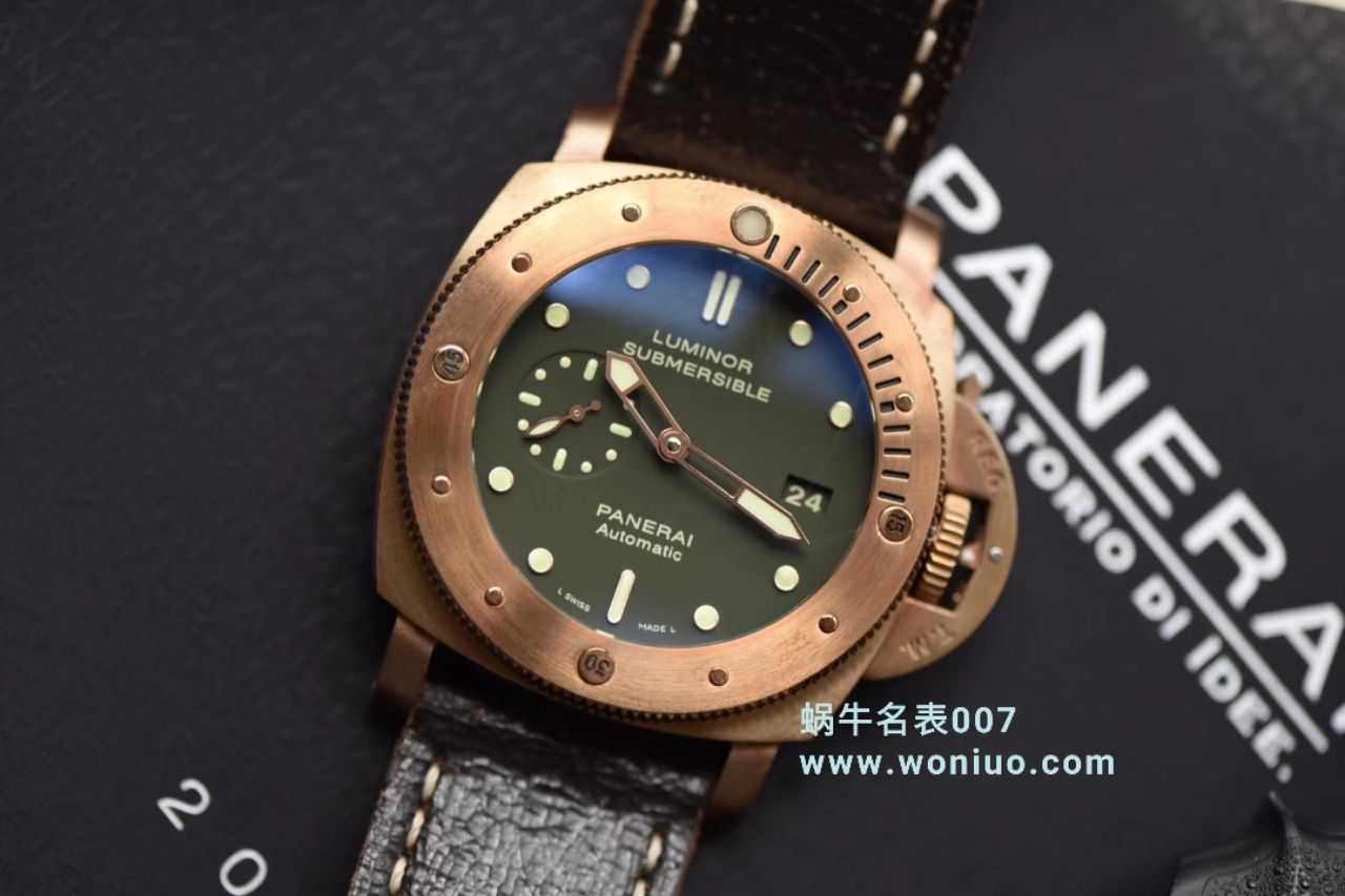 沛纳海特别版腕表系列PAM 00382腕表  VS  VS沛纳海 Pam382 升级V2版本青铜战士史泰龙电影同款 / VS00382