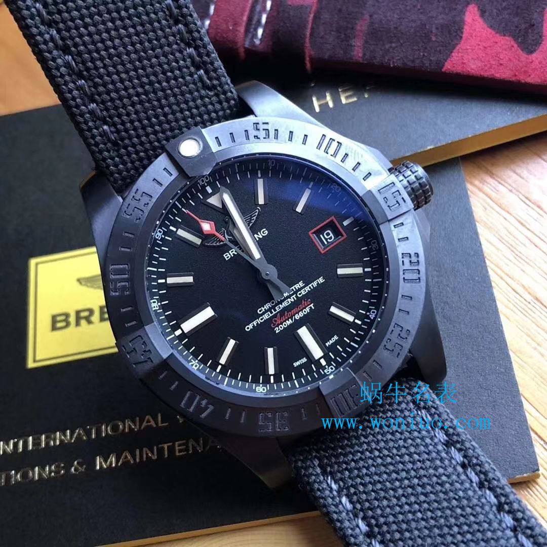 视频评测专柜原单百年灵复仇者黑鸟  百年灵机械计时系列V1731110/BD74/109W/M20BASA.1腕表 / BL093