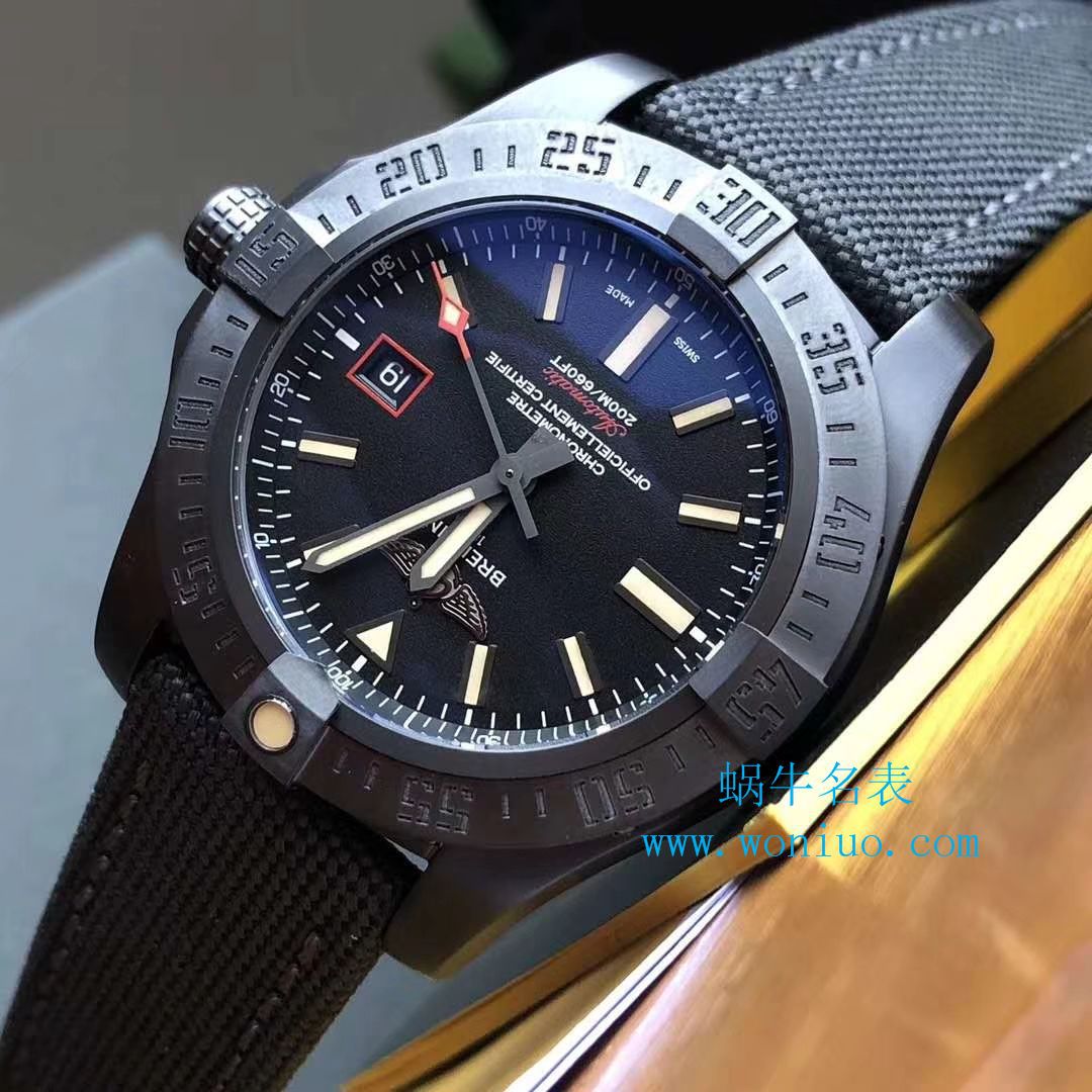 视频评测专柜原单百年灵复仇者黑鸟  百年灵机械计时系列V1731110/BD74/109W/M20BASA.1腕表 / BL093