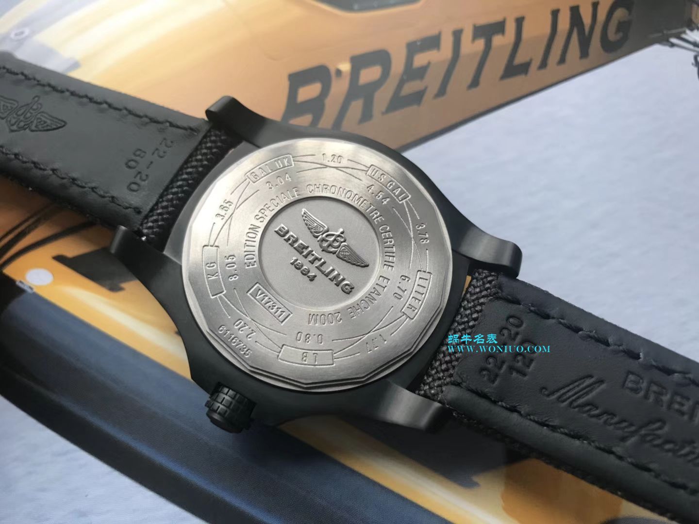 视频评测专柜原单百年灵复仇者黑鸟  百年灵机械计时系列V1731110/BD74/109W/M20BASA.1腕表 / BL093