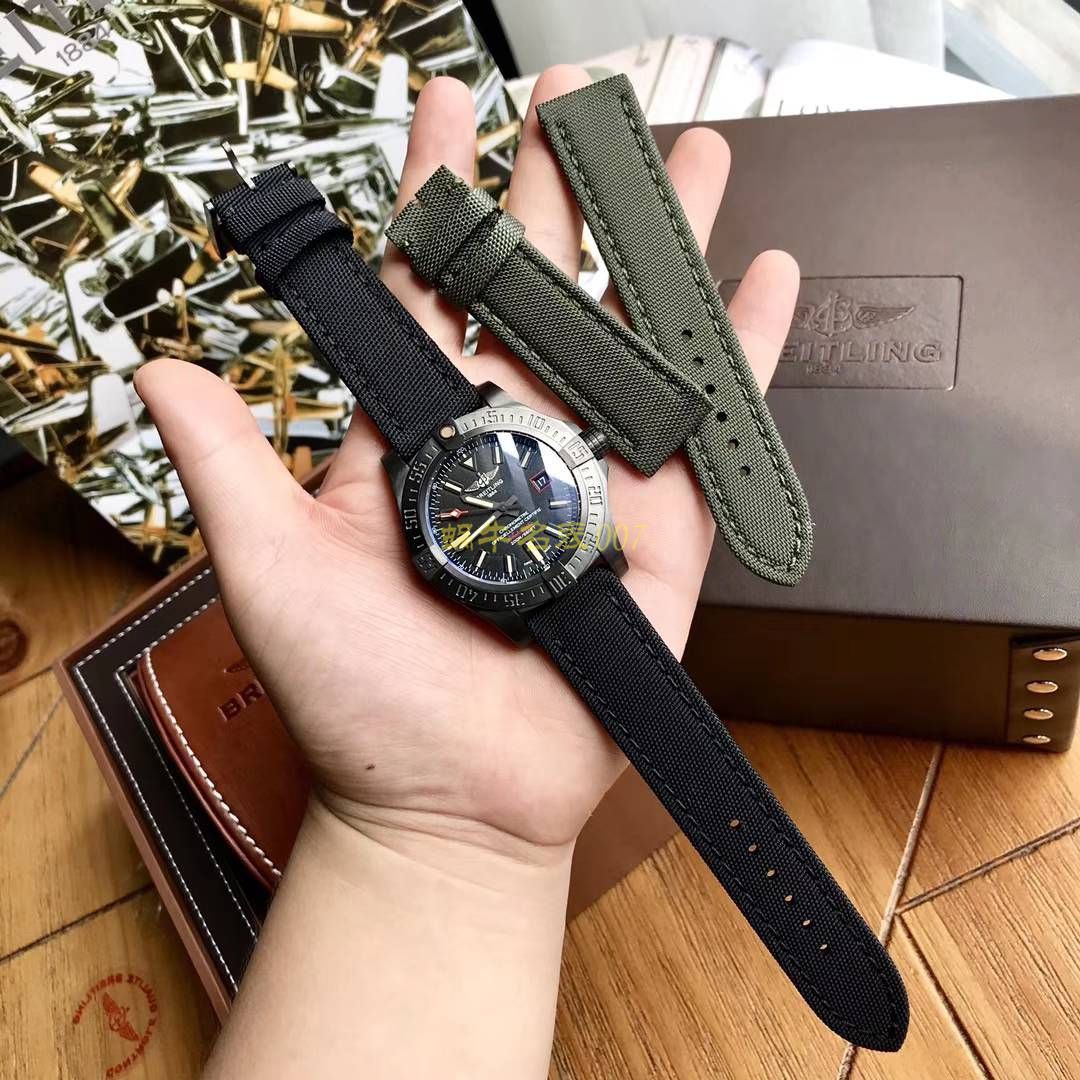 视频评测专柜原单百年灵复仇者黑鸟  百年灵机械计时系列V1731110/BD74/109W/M20BASA.1腕表 / BL093