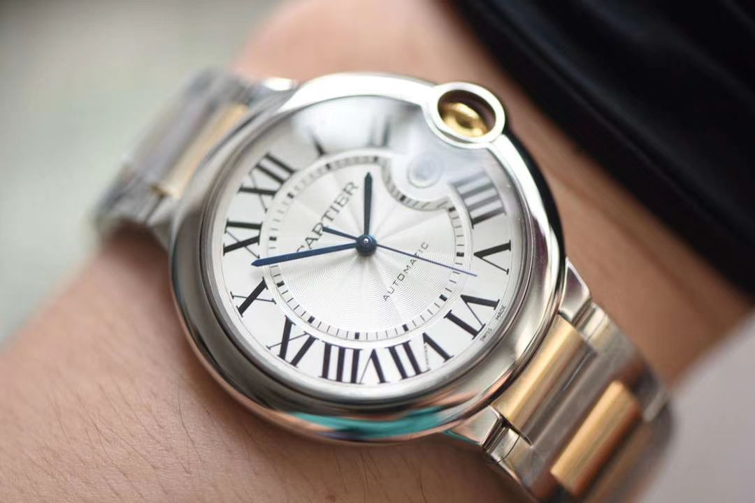 卡地亚蓝气球系列W2BB0022腕表  V9厂V9厂18K包金蓝气球间金款 / K207