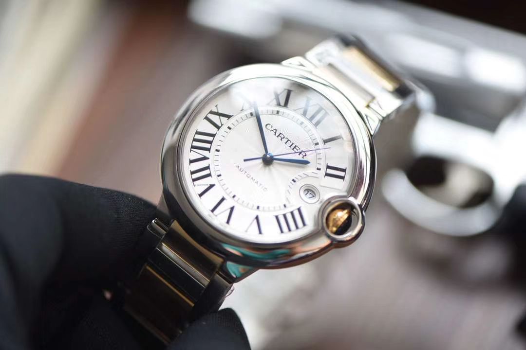卡地亚蓝气球系列W2BB0022腕表  V9厂V9厂18K包金蓝气球间金款 / K207