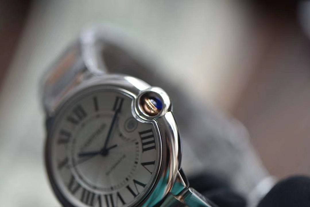 卡地亚蓝气球系列W2BB0004腕表  V9厂V9厂18K包金蓝气球间金款男款42毫米 / K208