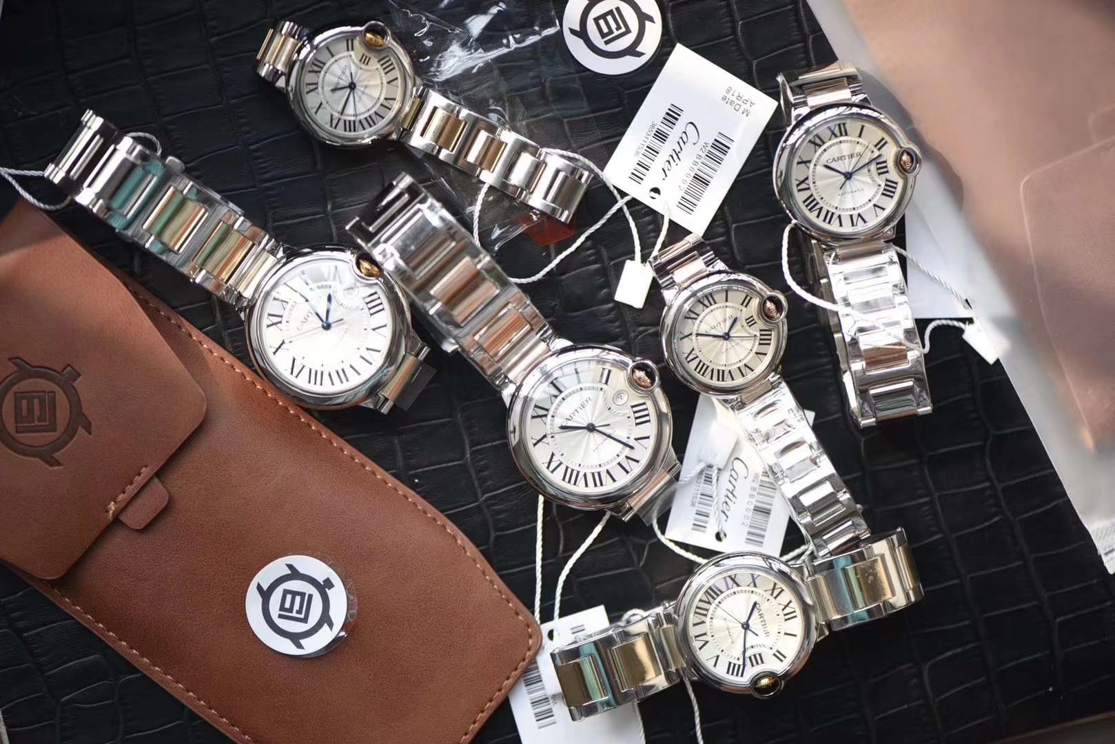 卡地亚蓝气球系列W2BB0004腕表  V9厂V9厂18K包金蓝气球间金款男款42毫米 / K208