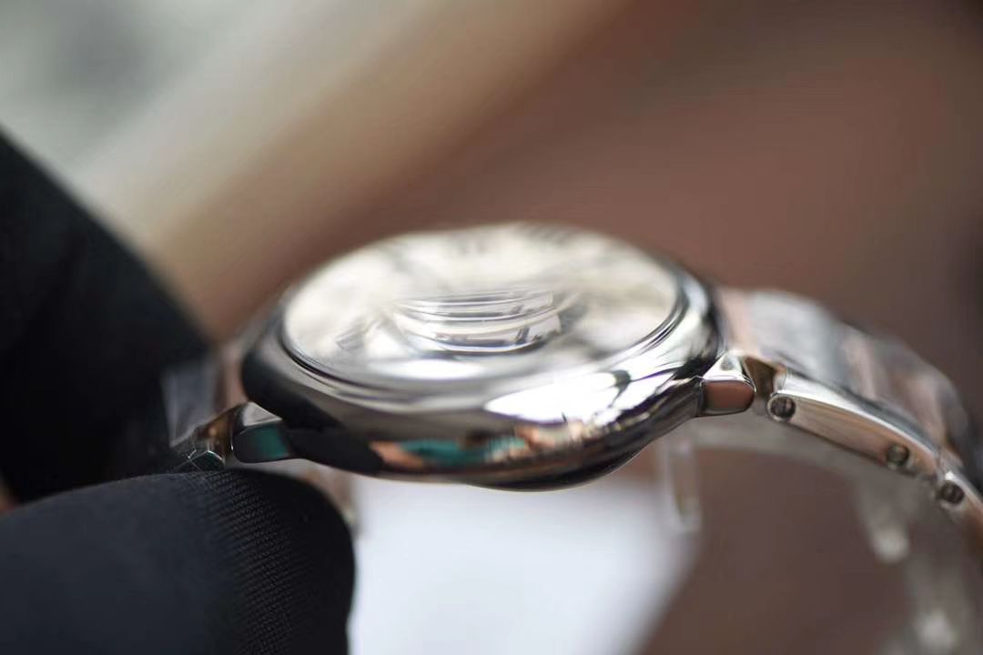 卡地亚蓝气球系列W2BB0003腕表36毫米玫瑰金女装  V9厂18K包金卡地亚蓝气球间金款   / K206