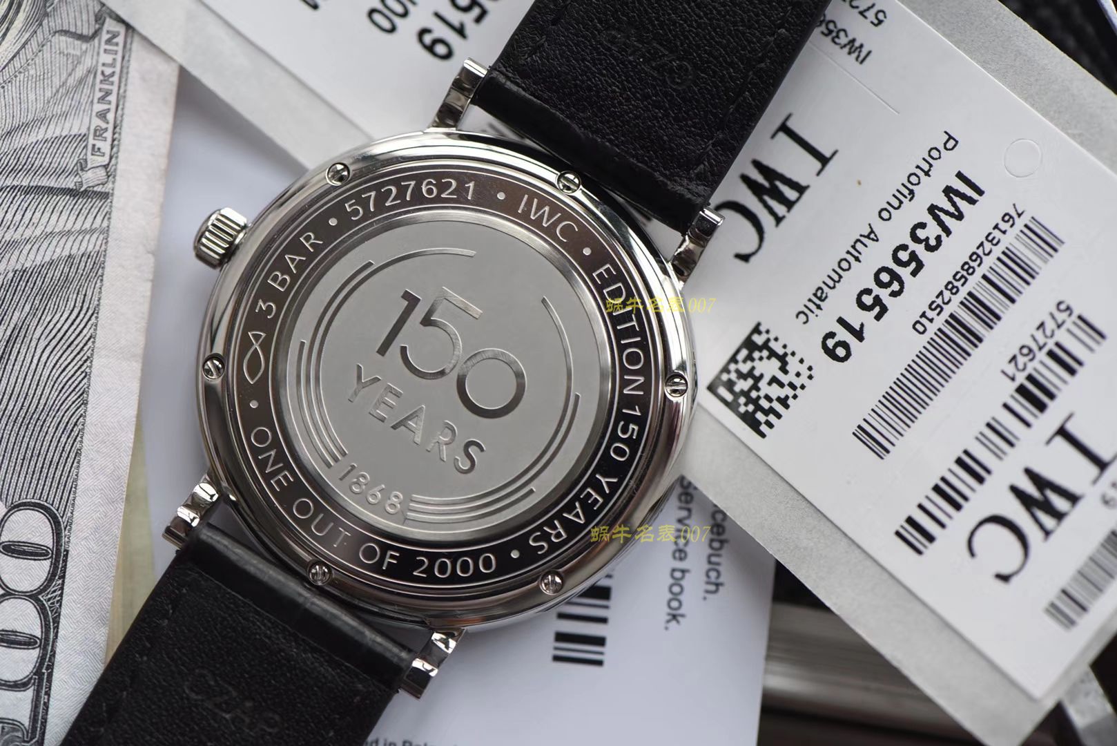 IWC万国表周年纪念系列IW356519腕表  渠道原单万国150周年   / WG196