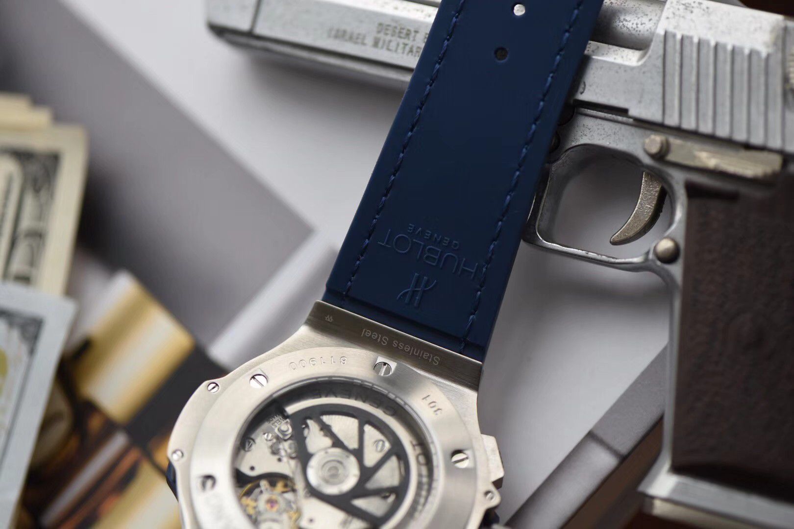 HBBv6新款宇舶HUBLOT    精钢蓝面 腕表 / YB061