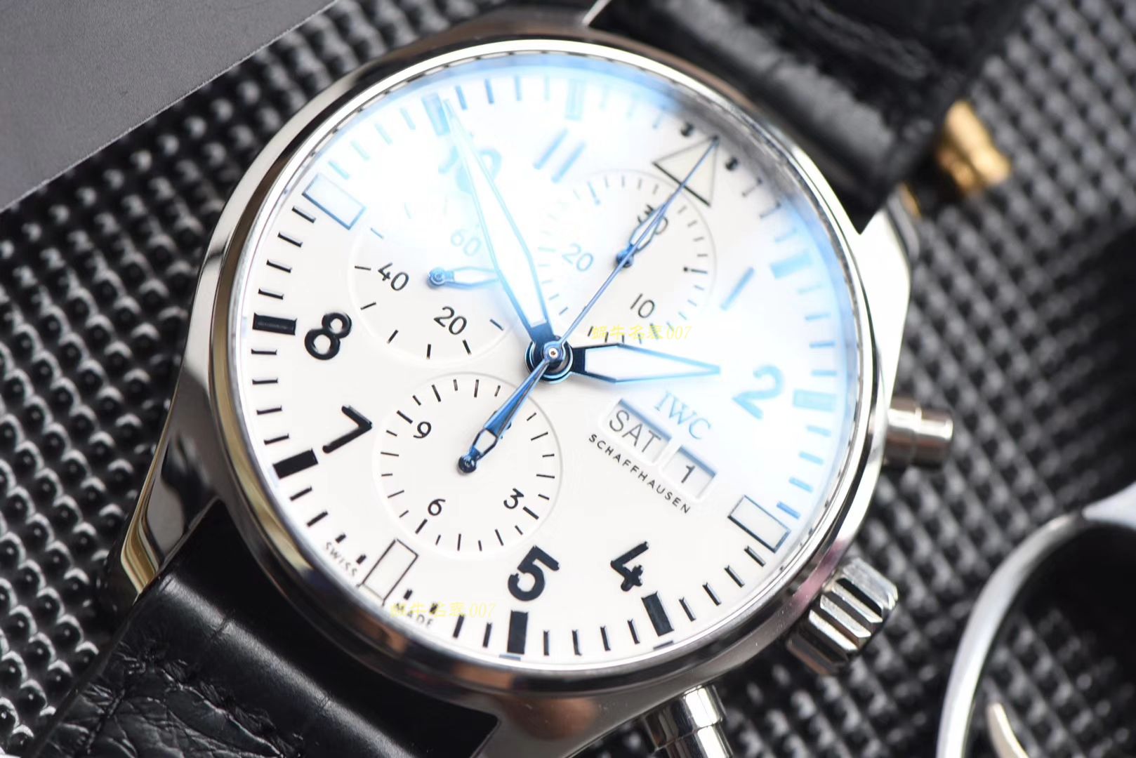 视频评测，稀缺原单  IWC万国表周年纪念系列IW377725腕表（白面150周年纪念版） / WG352