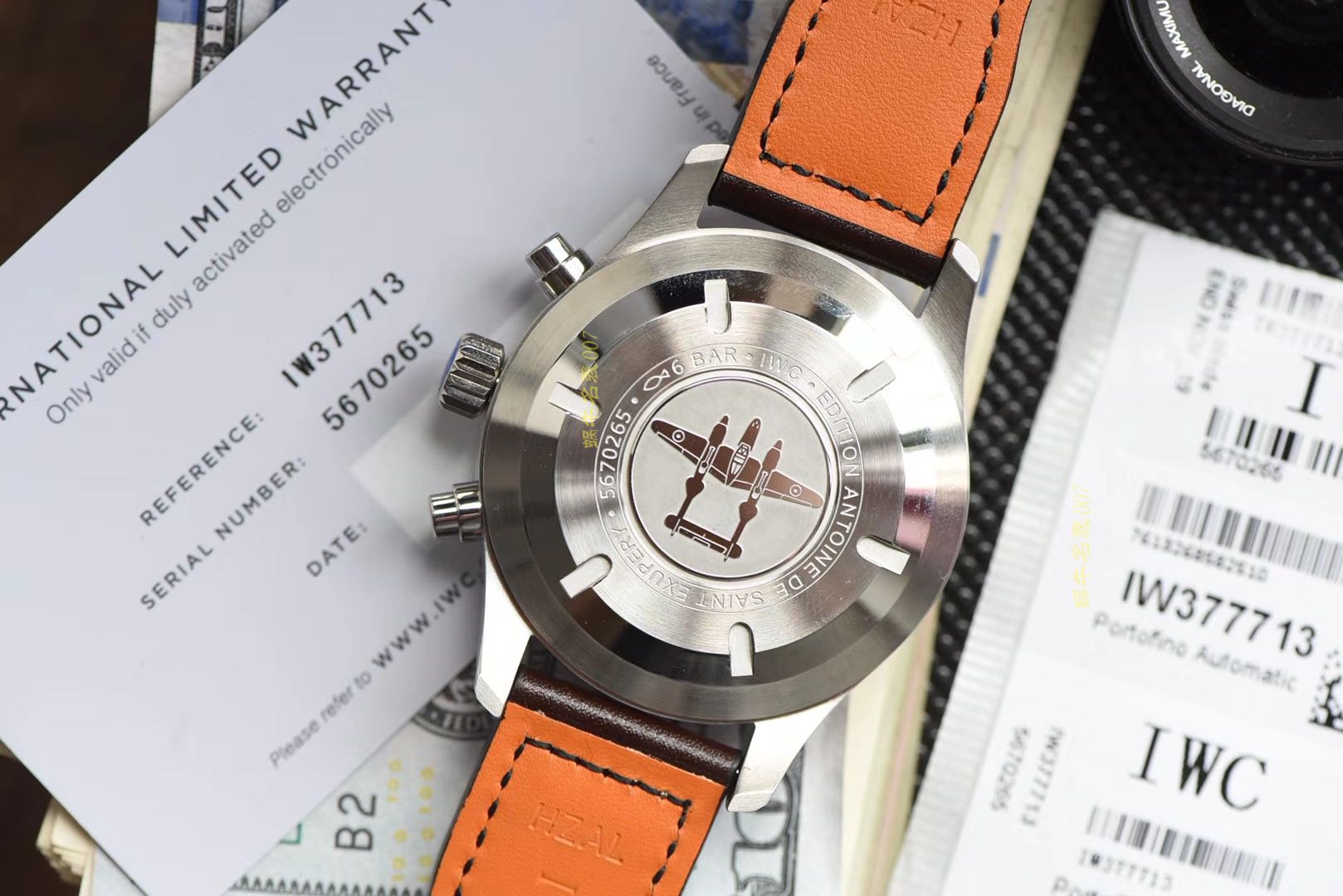 视频评测、稀缺原单❗最新大全、安东尼特别版  IWC万国表飞行员系列IW377713腕表 / WG351