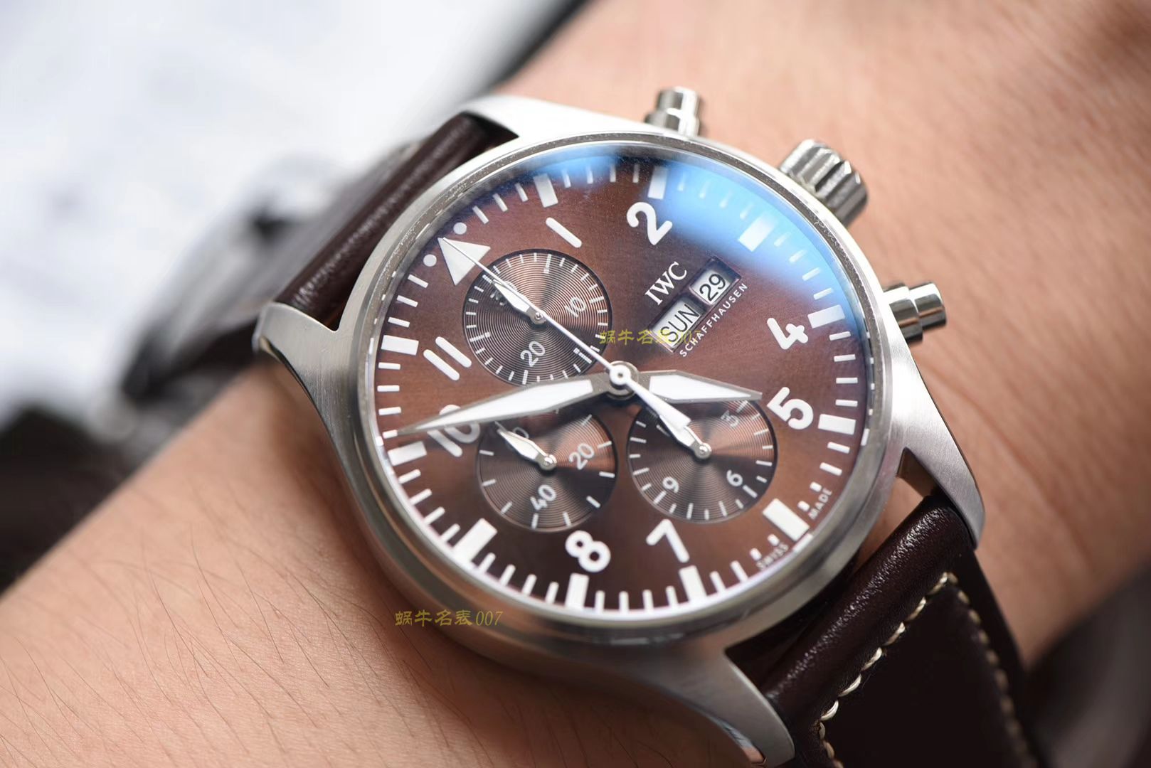 视频评测、稀缺原单❗最新大全、安东尼特别版  IWC万国表飞行员系列IW377713腕表 / WG351