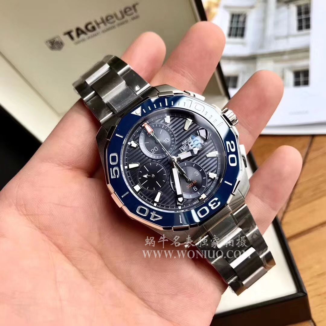 视频评测泰格豪雅竞潜系列原单计时机械表泰格豪雅竞潜系列CAY211B.BA0927，CAY211A.BA0927腕表 / TG034MM